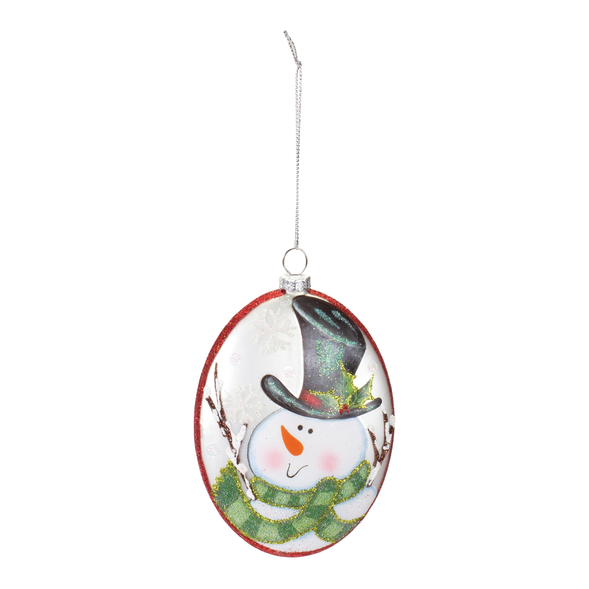 Snowman Disc Ornament (Set of 12) 5