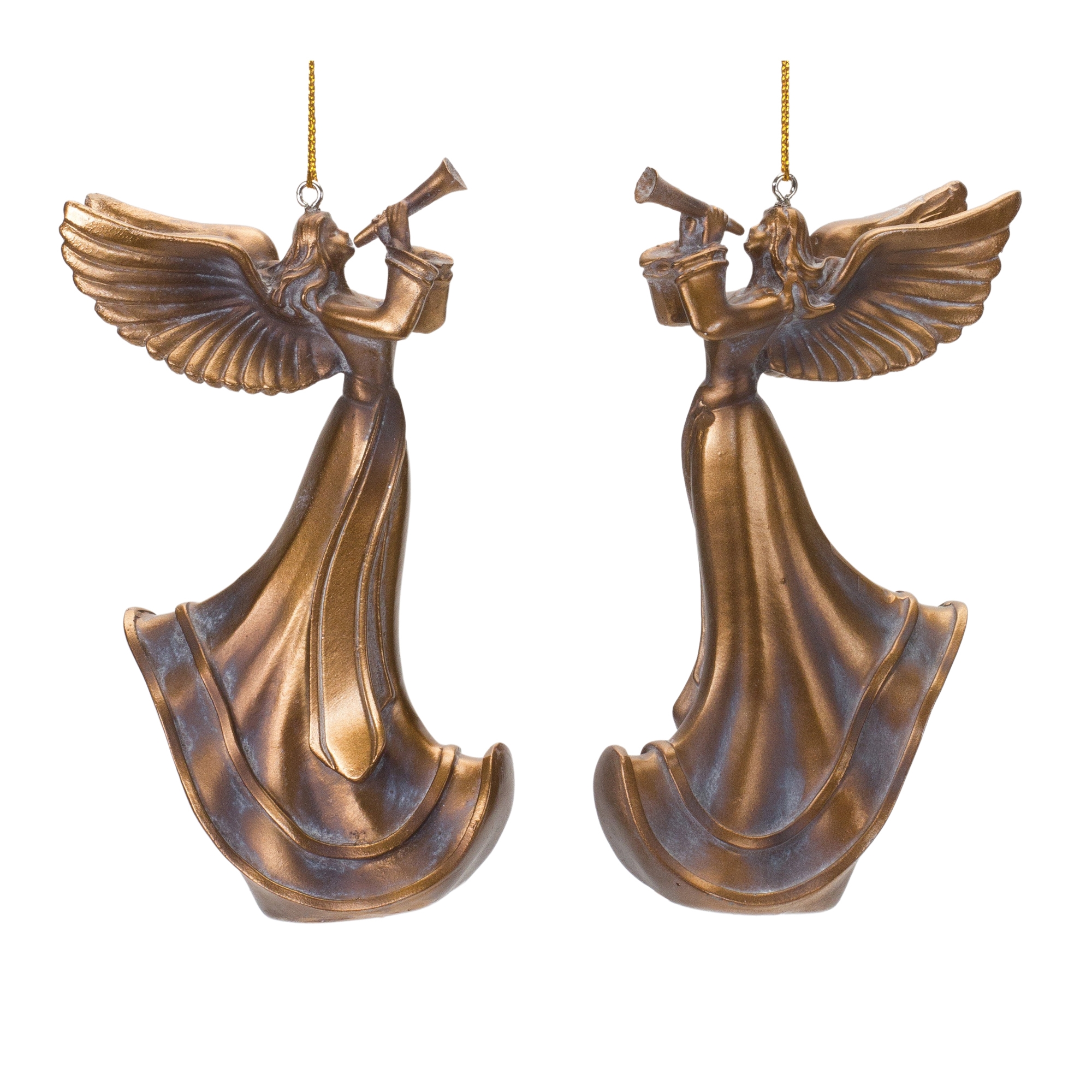Angel w/Horn Ornament (Set of 6) 5