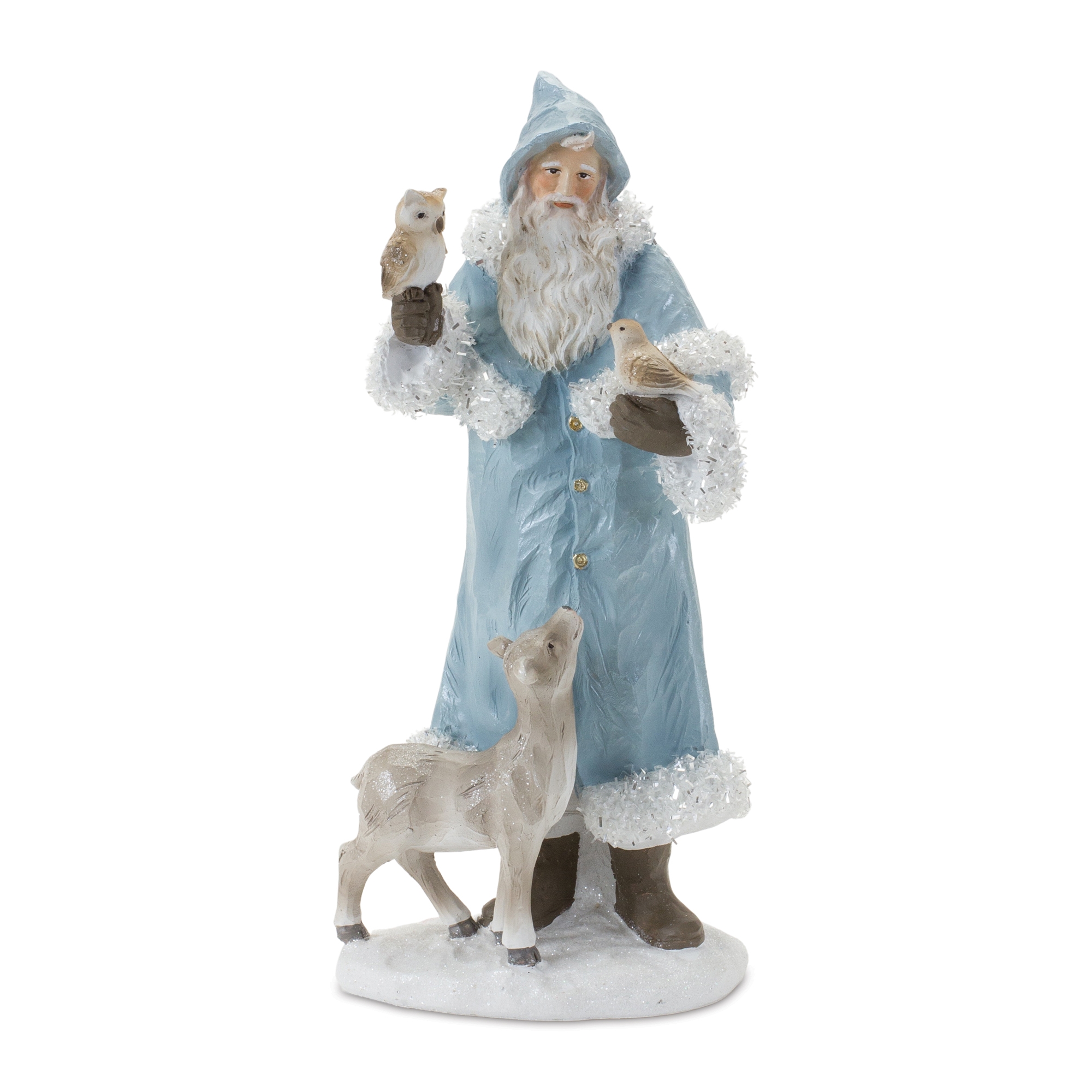 Santa w/Animals (Set of 2) 11.75