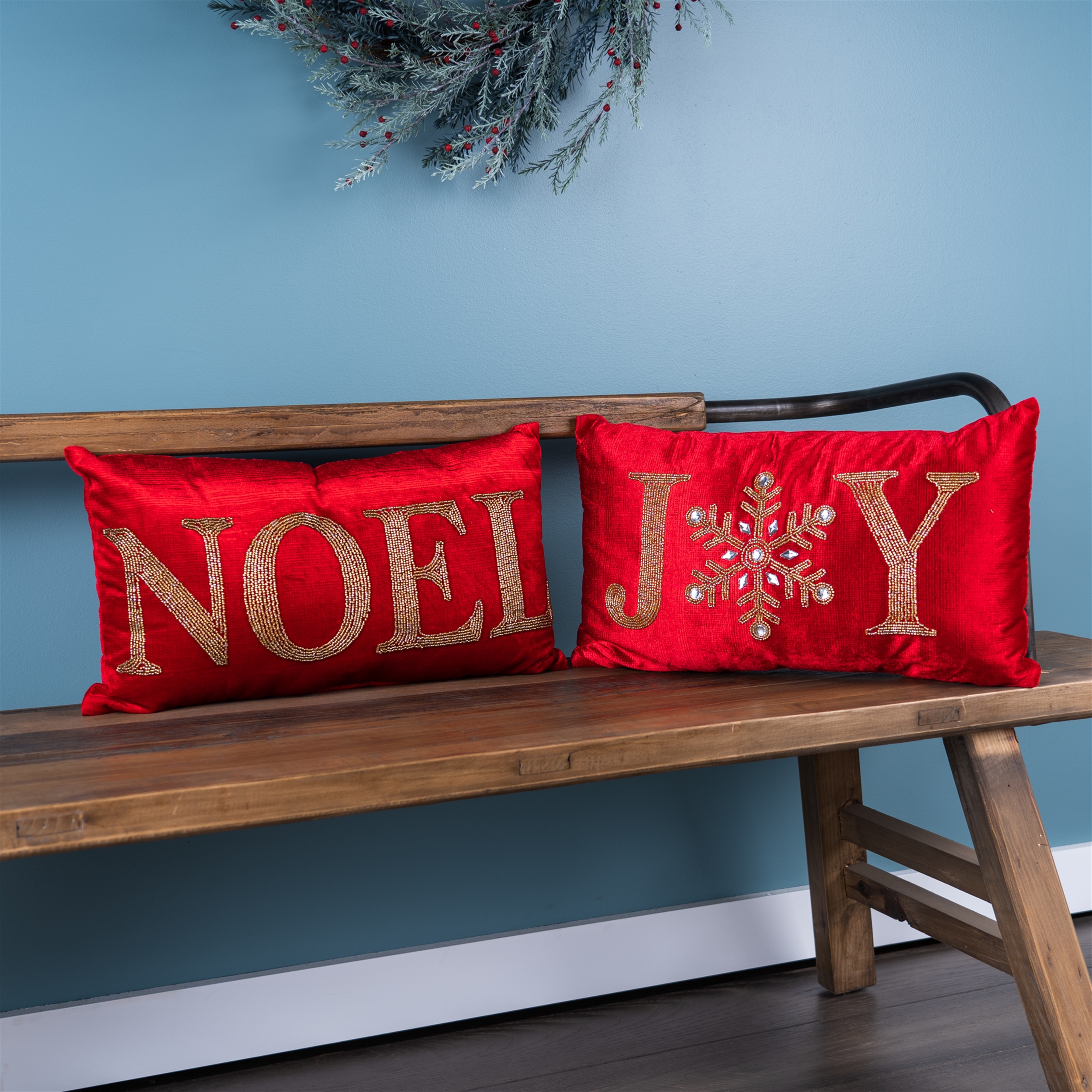 Joy and Noel Pillow (Set of 2) 19