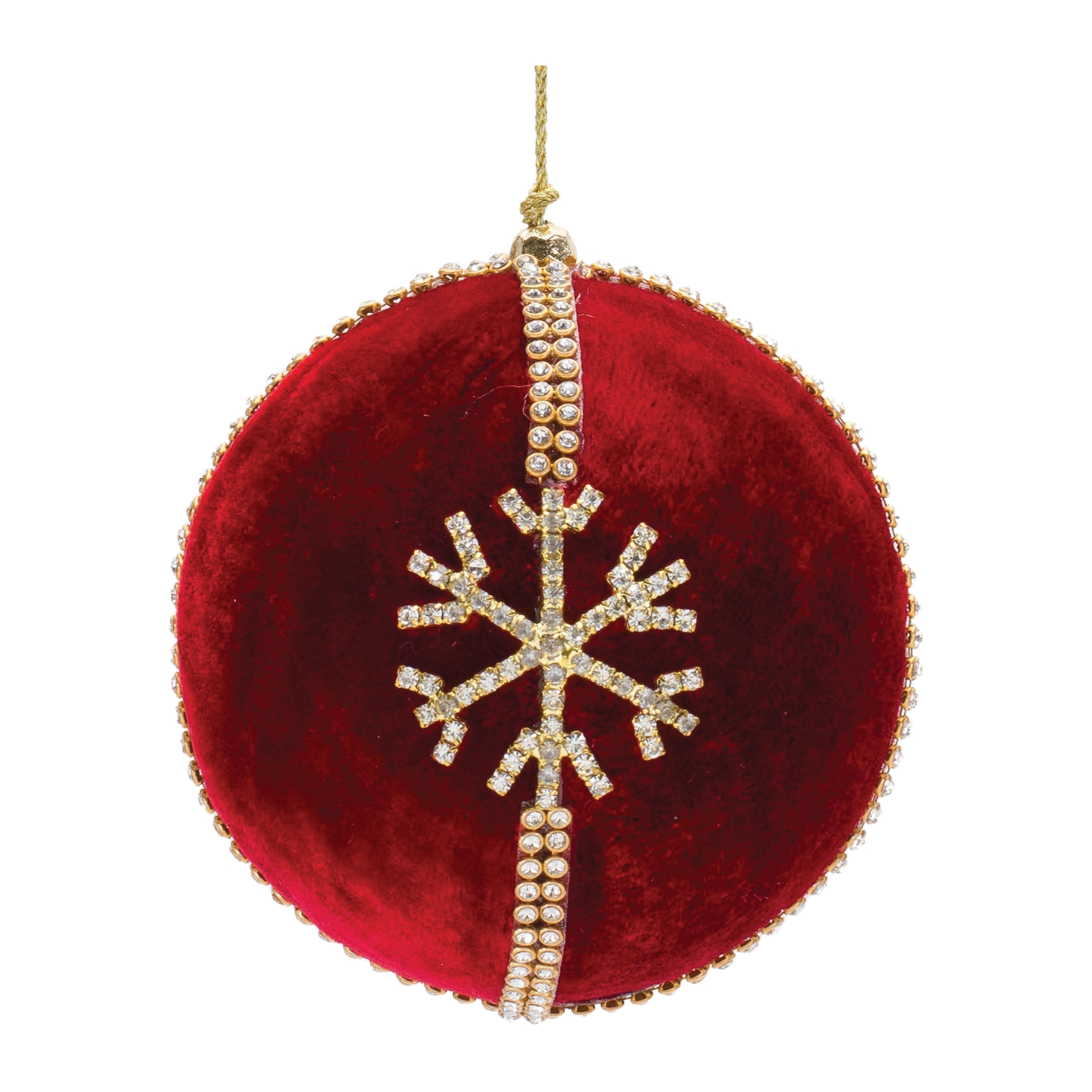Ball Ornament w/Snowflake (Set of 4) 4