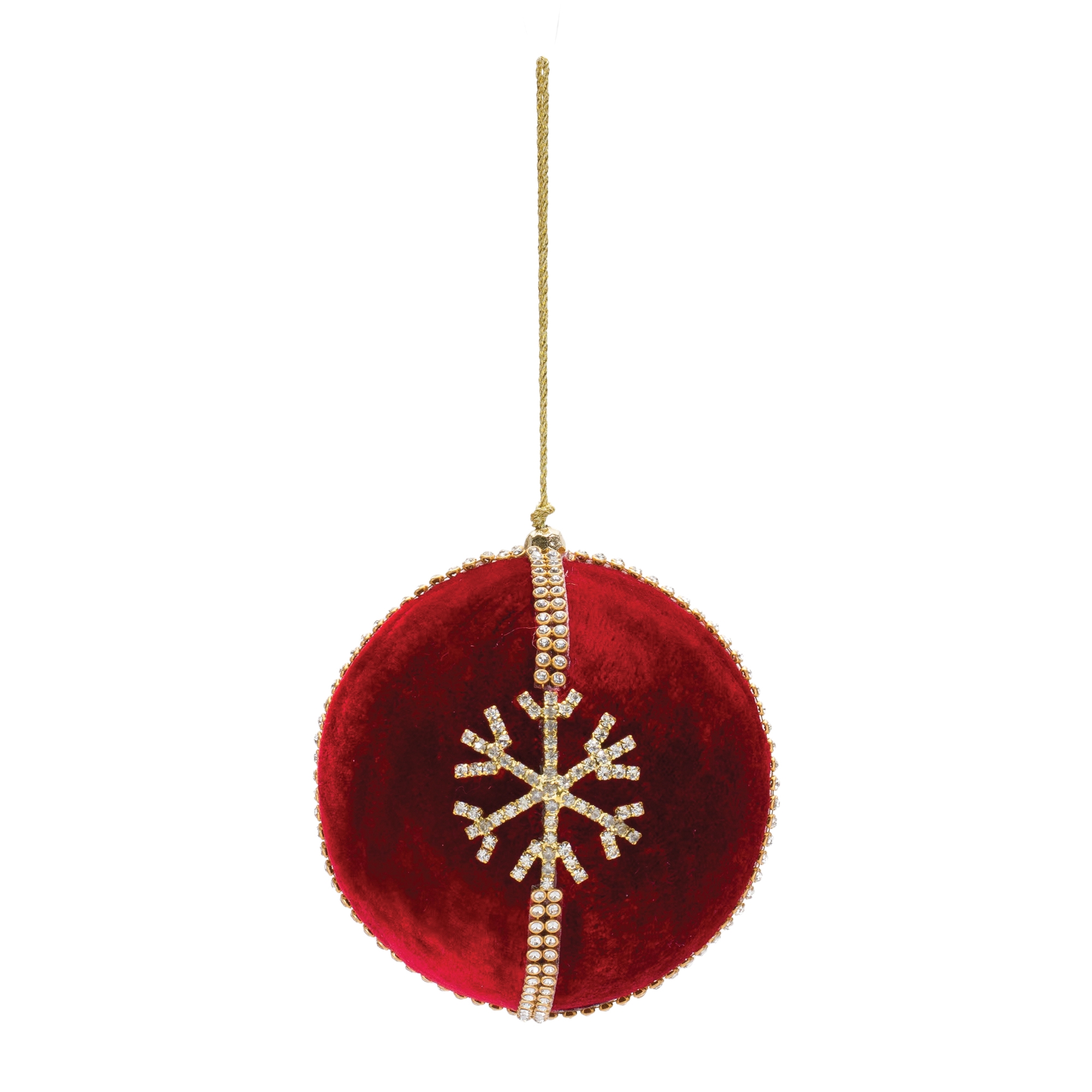 Ball Ornament w/Snowflake (Set of 4) 4