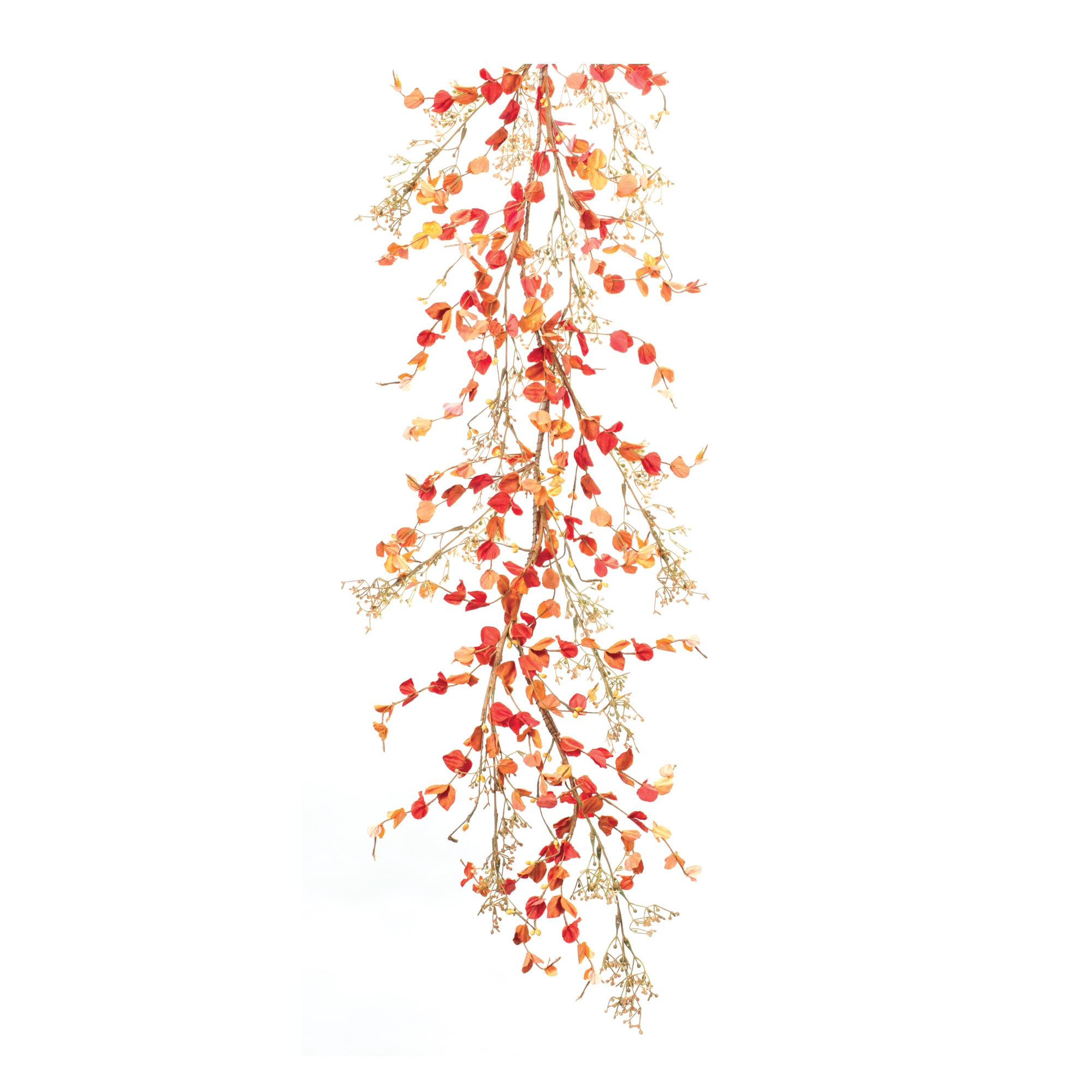 Mini Leaf Garland (Set of 2) 5'L Polyester