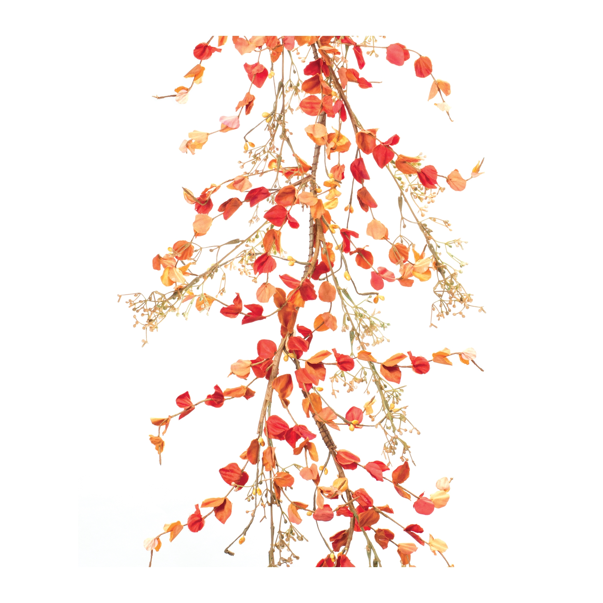 Mini Leaf Garland (Set of 2) 5'L Polyester