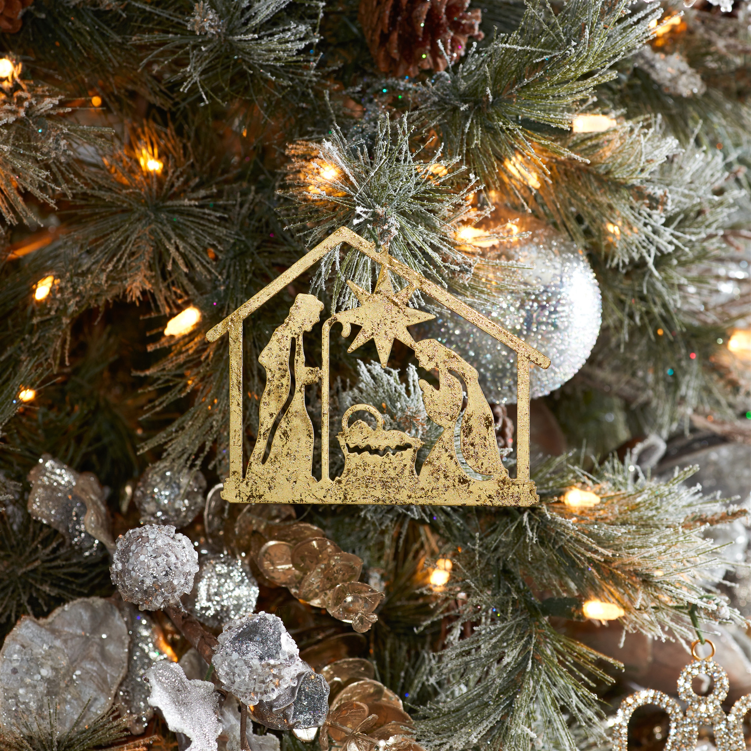 Holy Family Ornament (Set of 12) 4.25