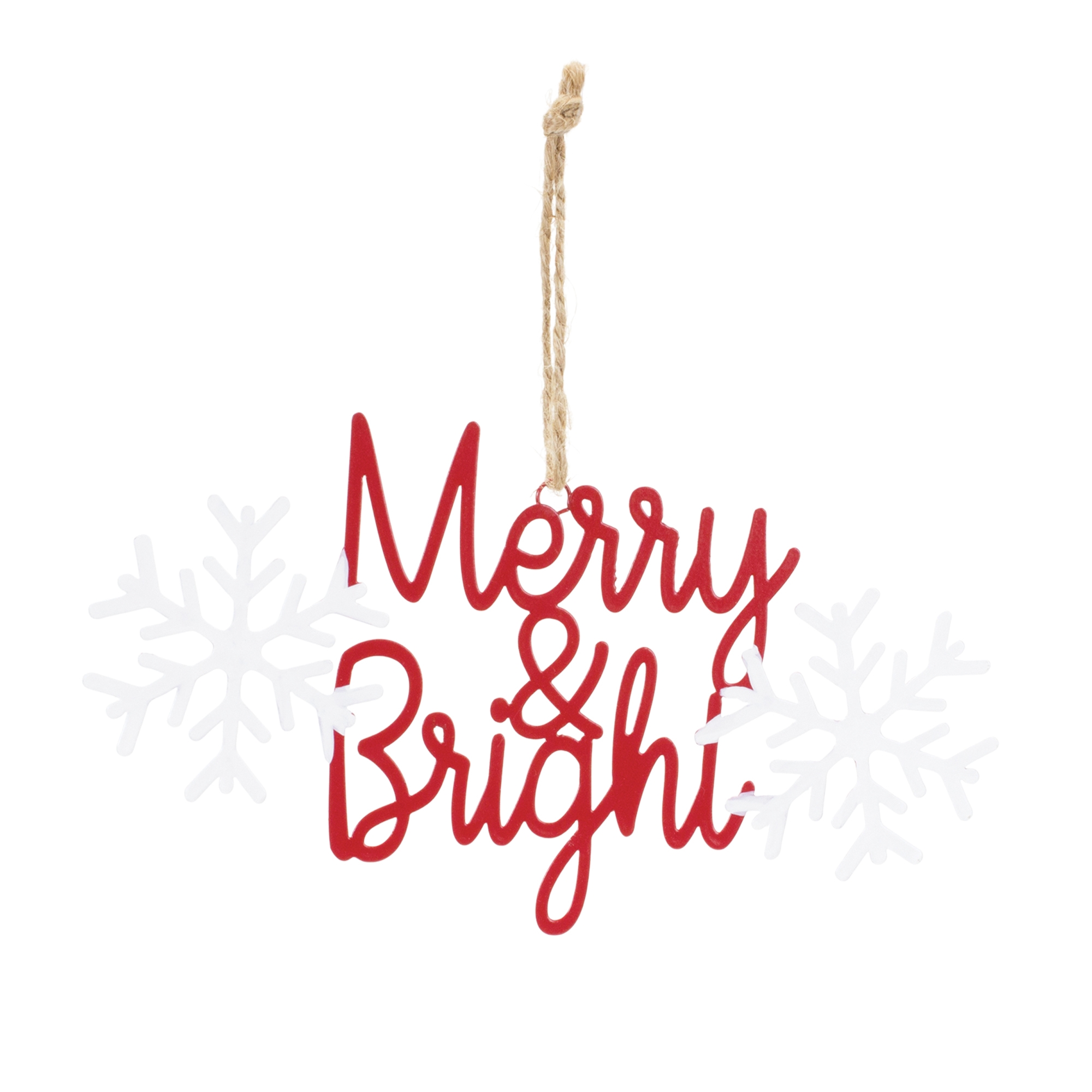 Merry & Bright and Merry Christmas Ornament (Set of 12) 8