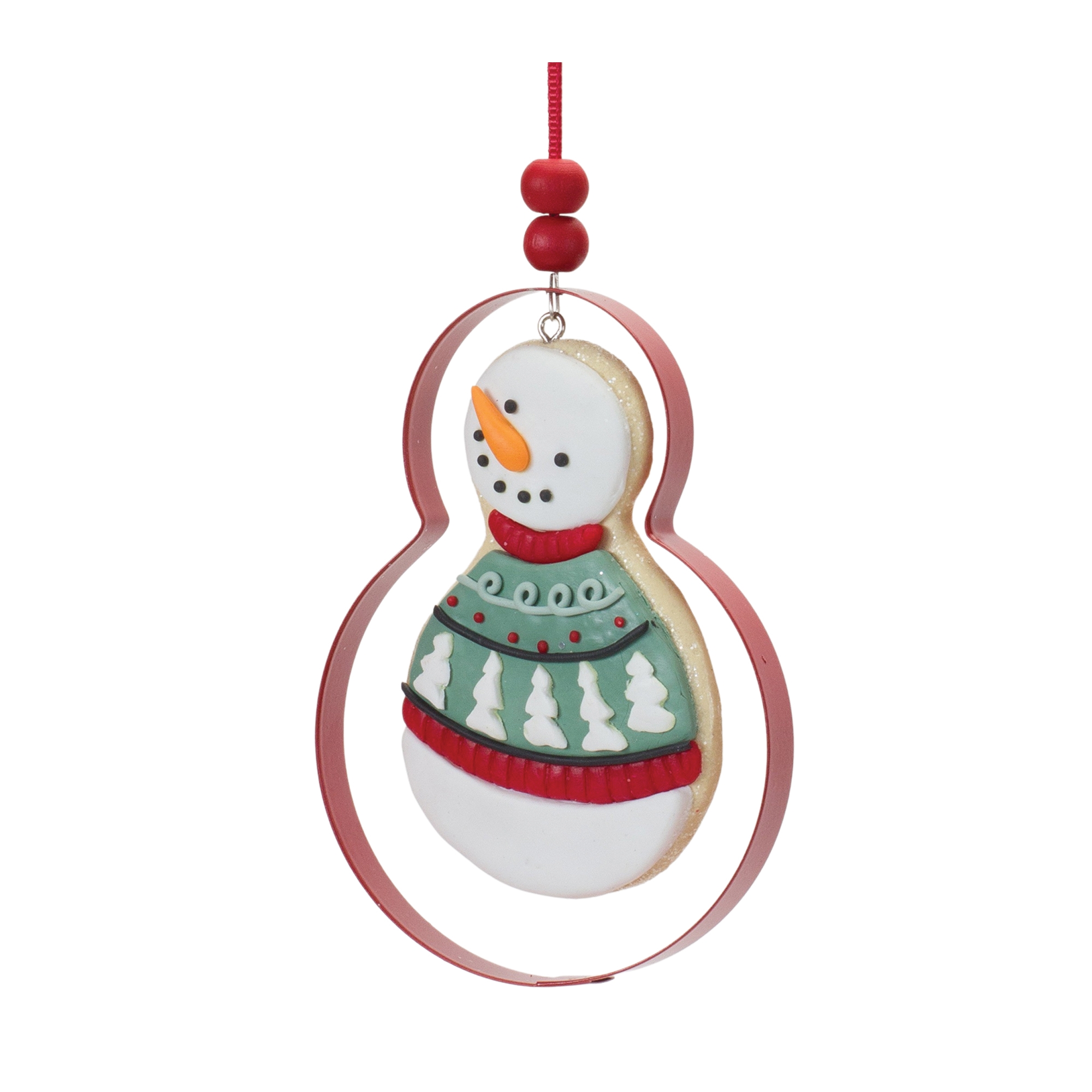 Cookie and Cookie Cutter Ornament (Set of 12) 4.25