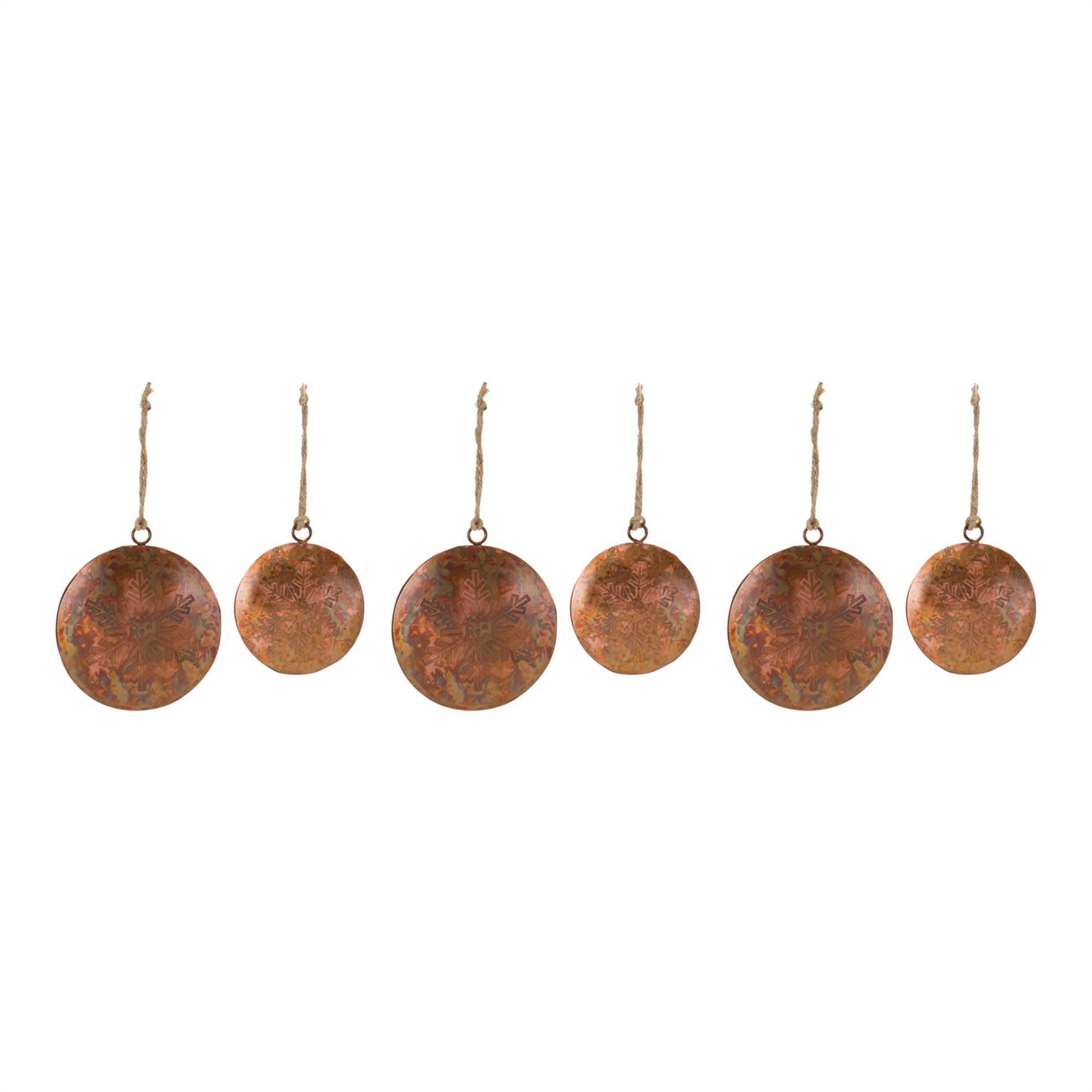 Disc Ornament (Set of 6) 3.75