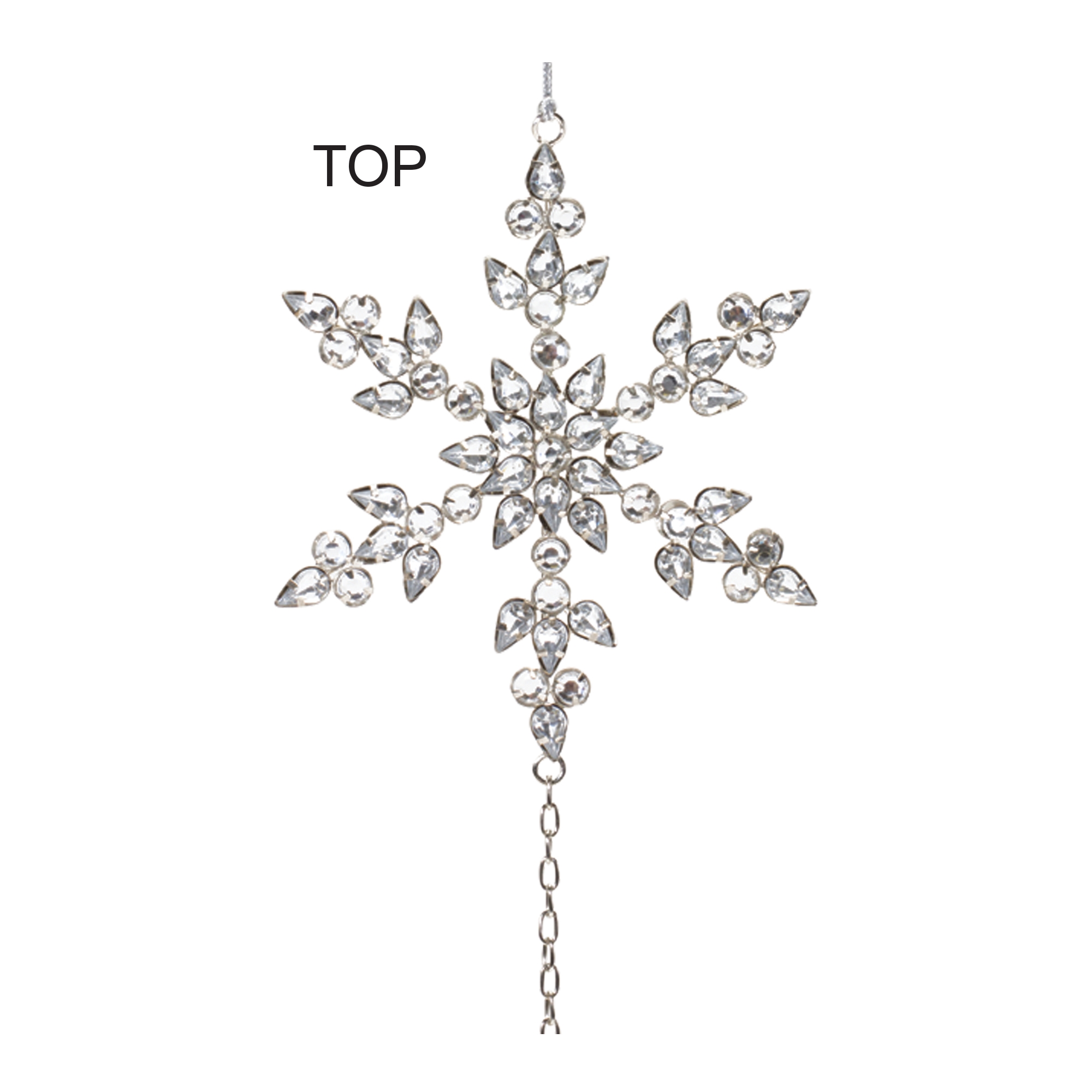 Snowflake Drop Ornament (Set of 6) 21