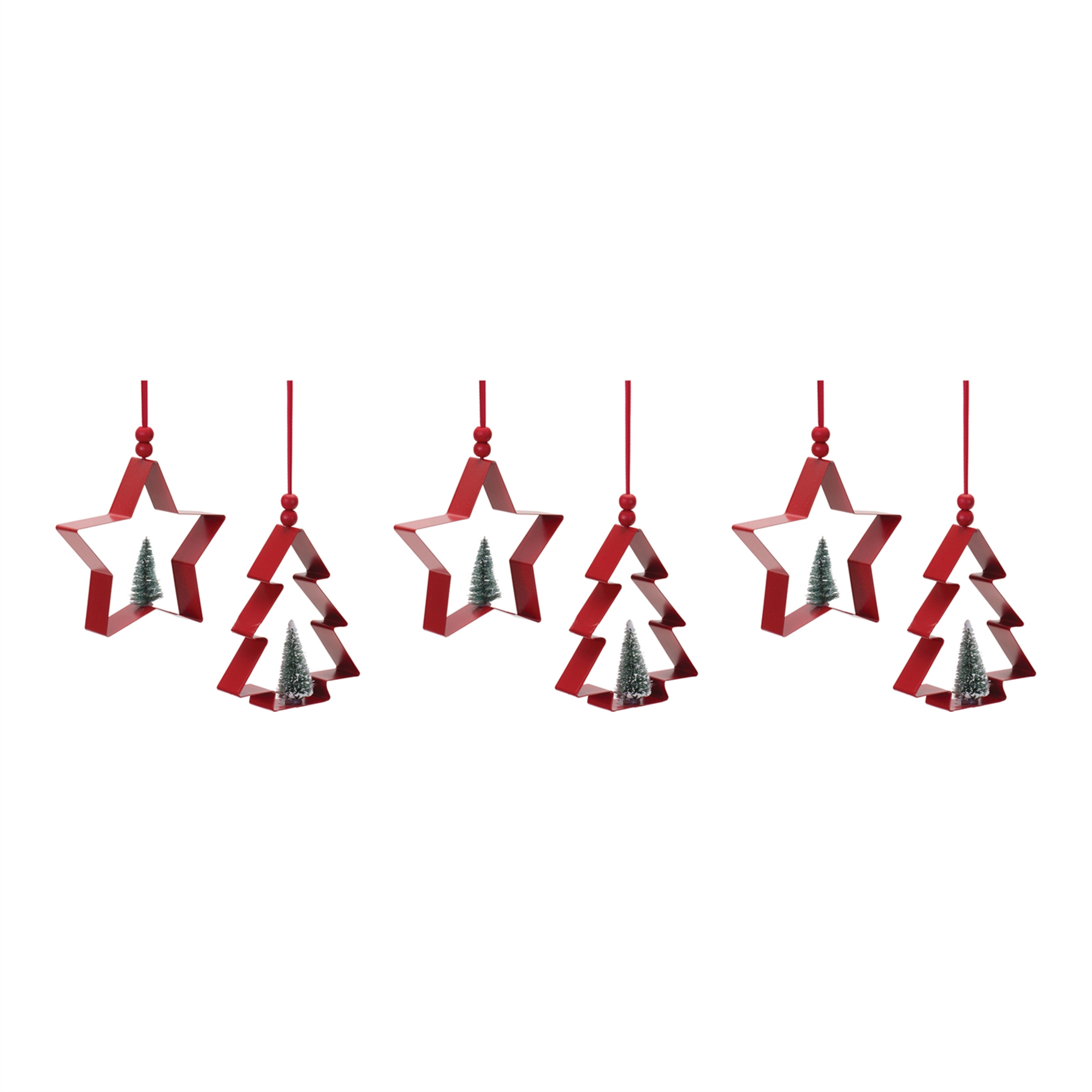 Star and Tree Cookie Cutter Ornament (Set of 6) 4
