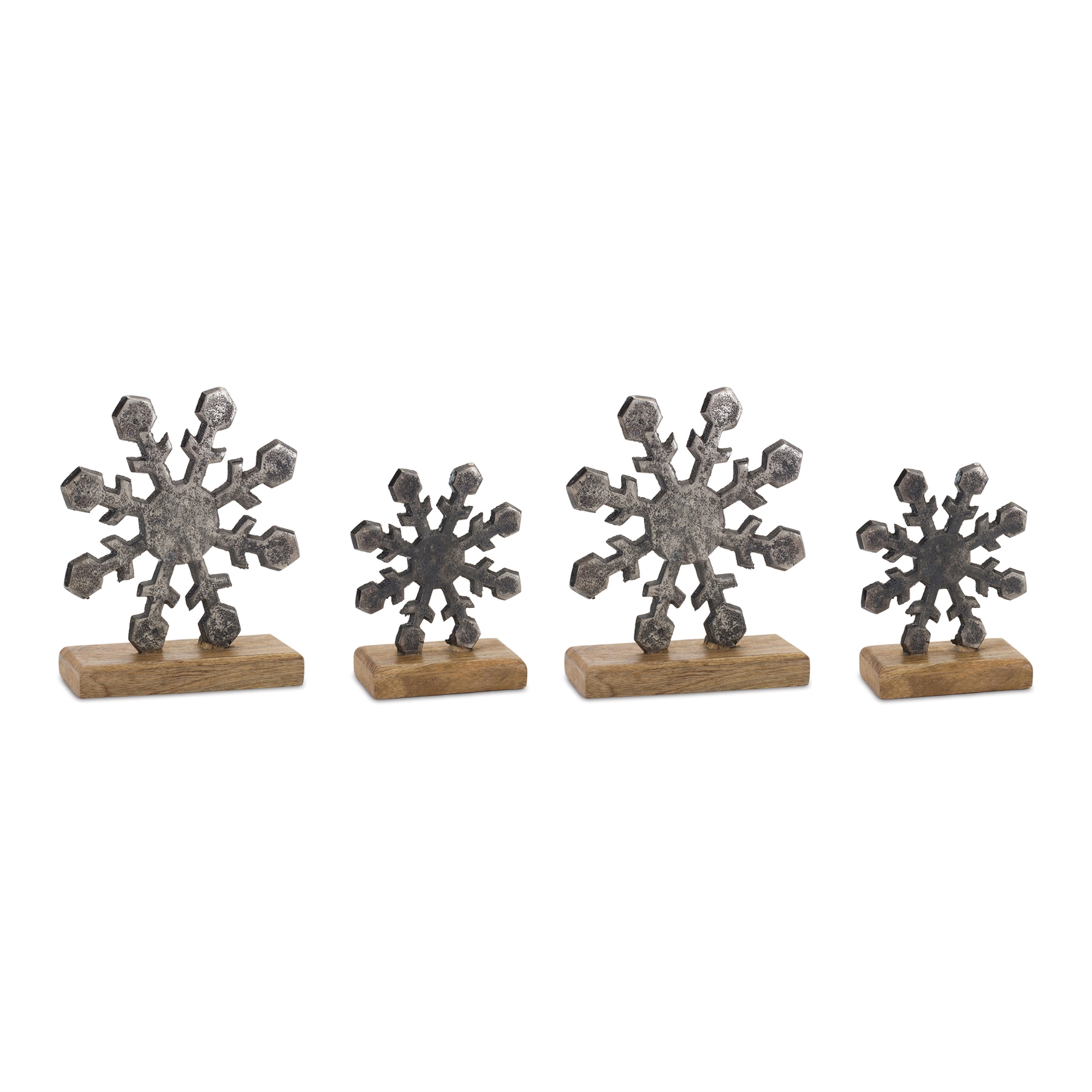 Snowflake On Stand (Set of 6) 5.75