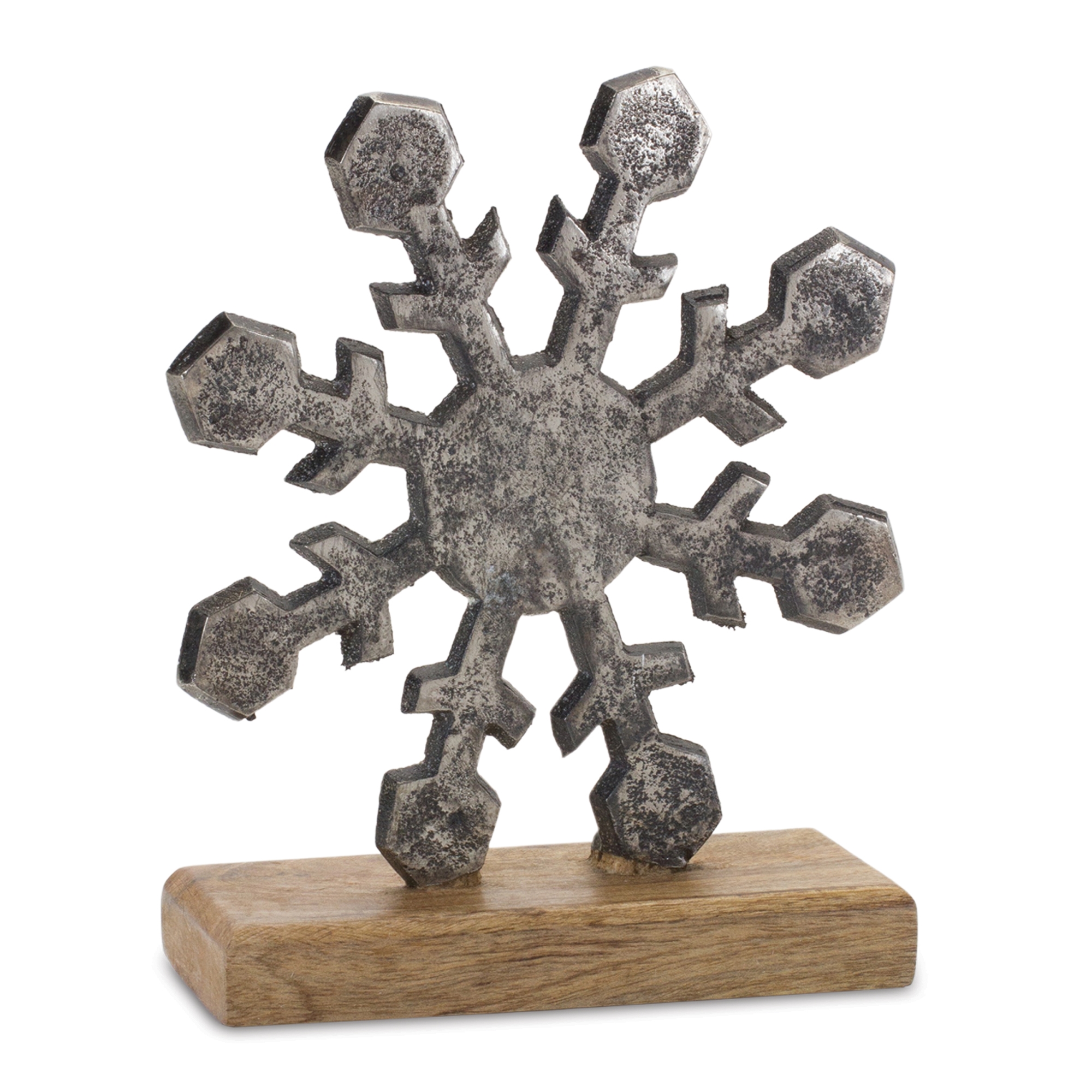 Snowflake On Stand (Set of 6) 5.75