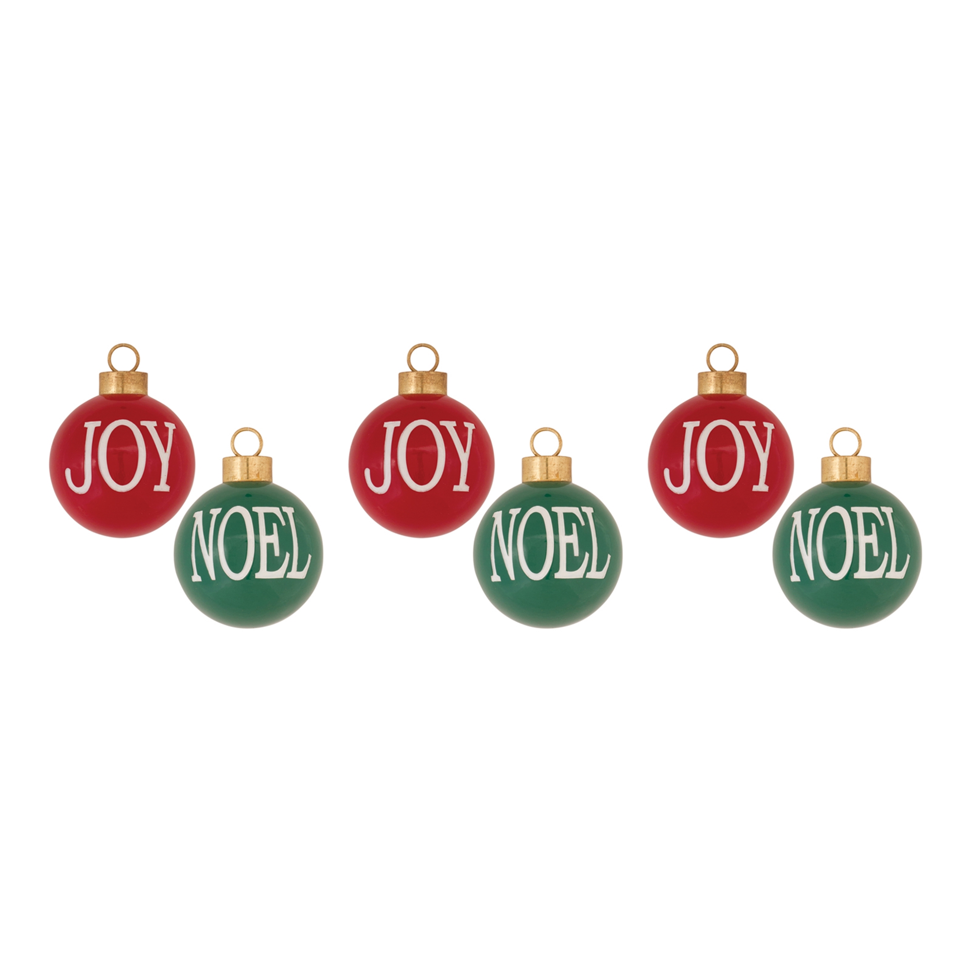 Noel and Joy Ball Ornament (Set of 6) 5