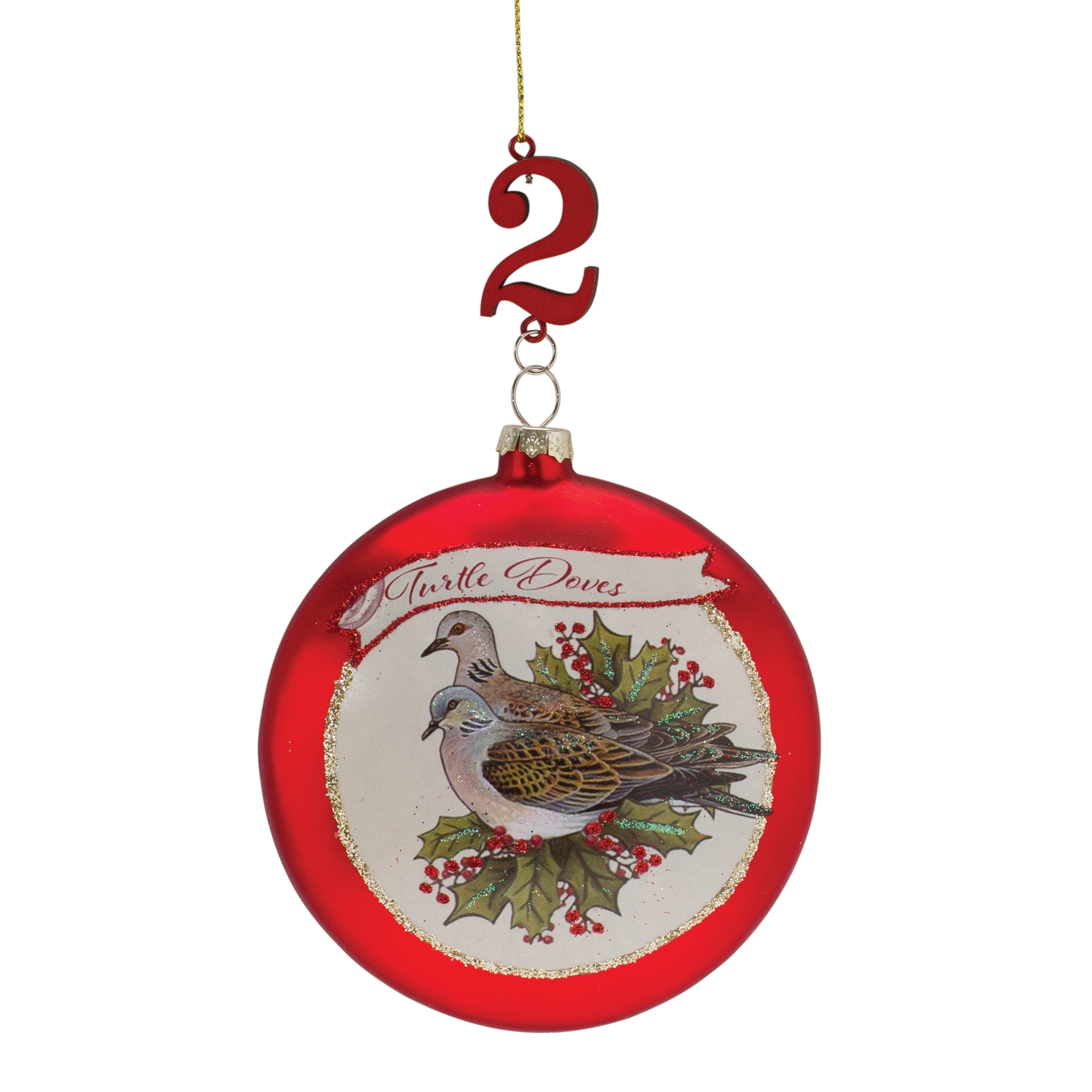 12 Days Of Christmas Ornaments (Set of 12) 4.75