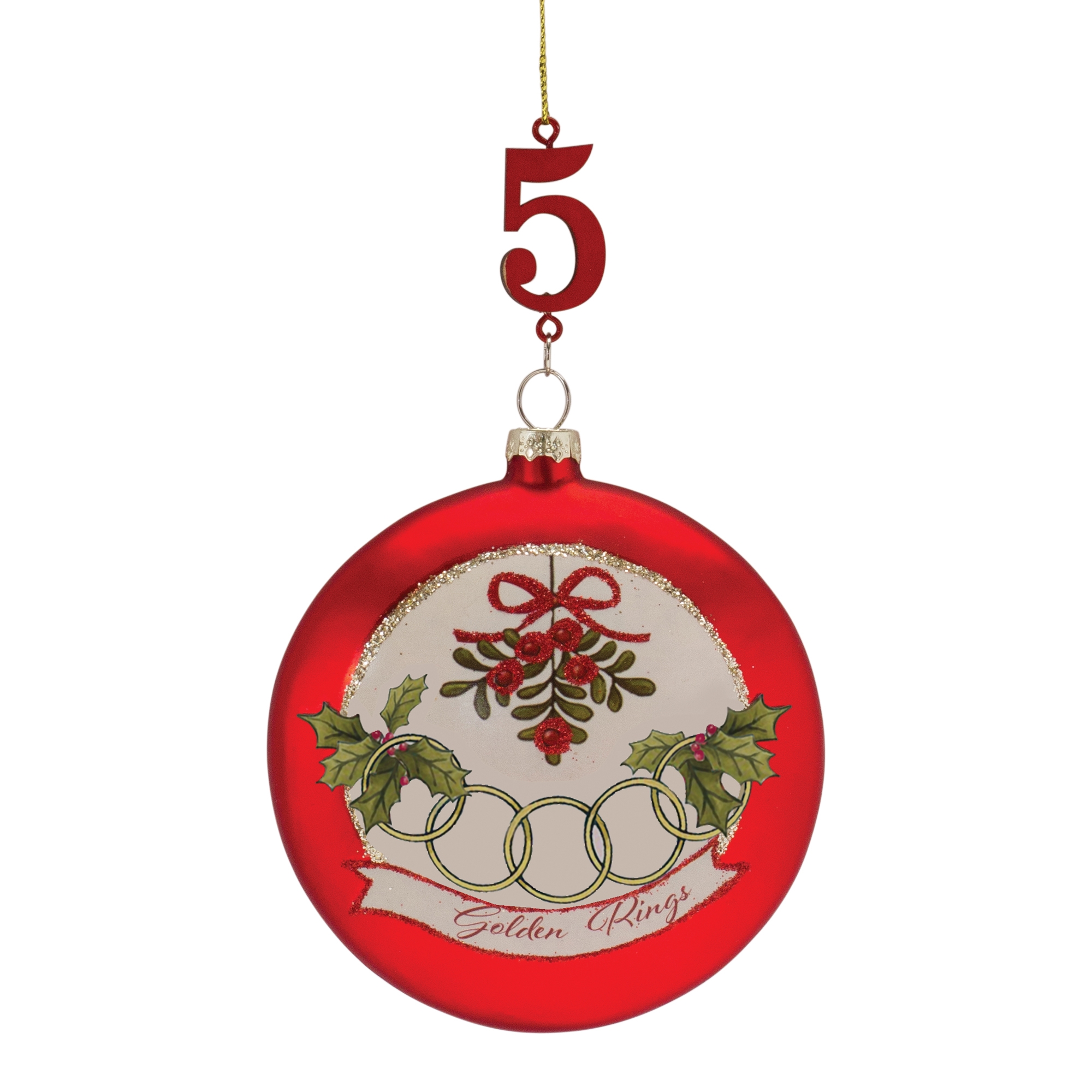 12 Days Of Christmas Ornaments (Set of 12) 4.75