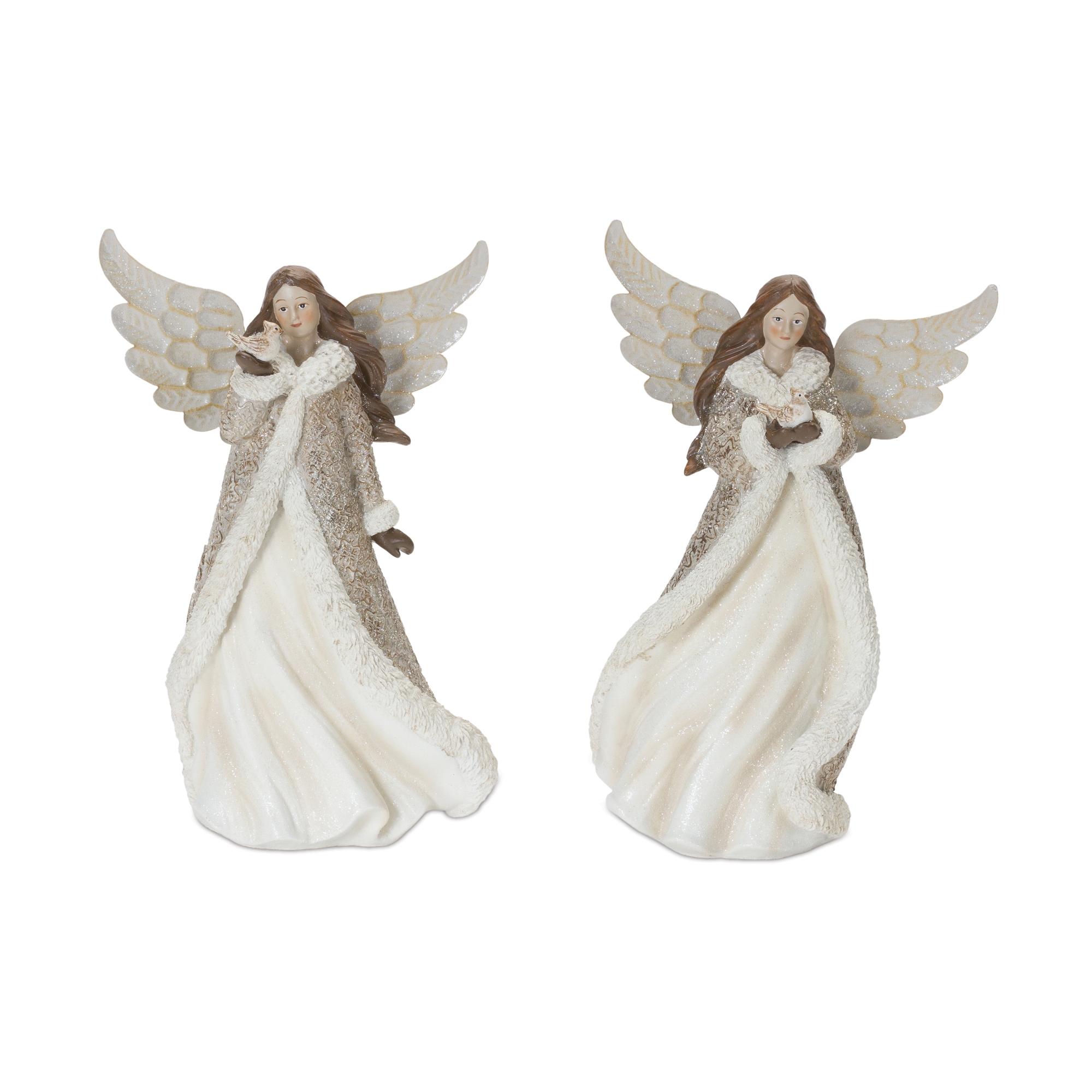 Angel w/Bird (Set of 2) 12