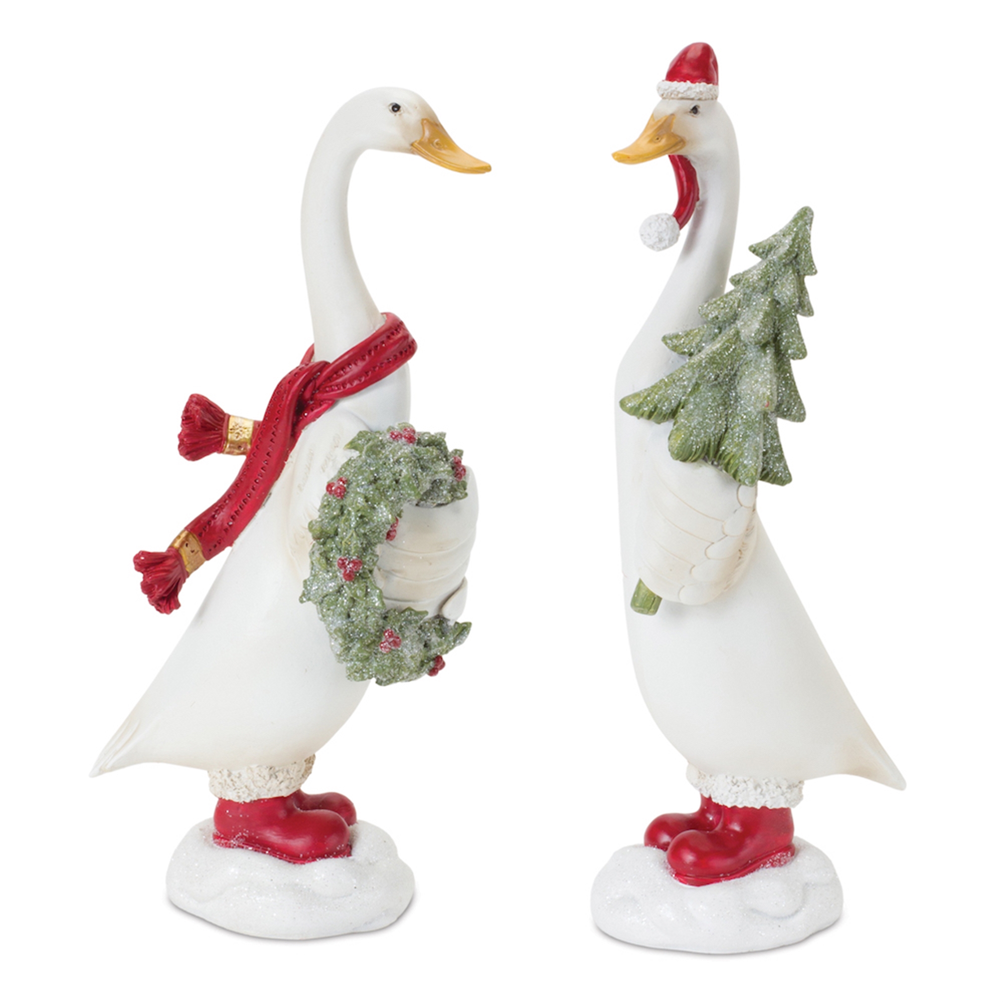 Christmas Goose (Set of 4) 9.5