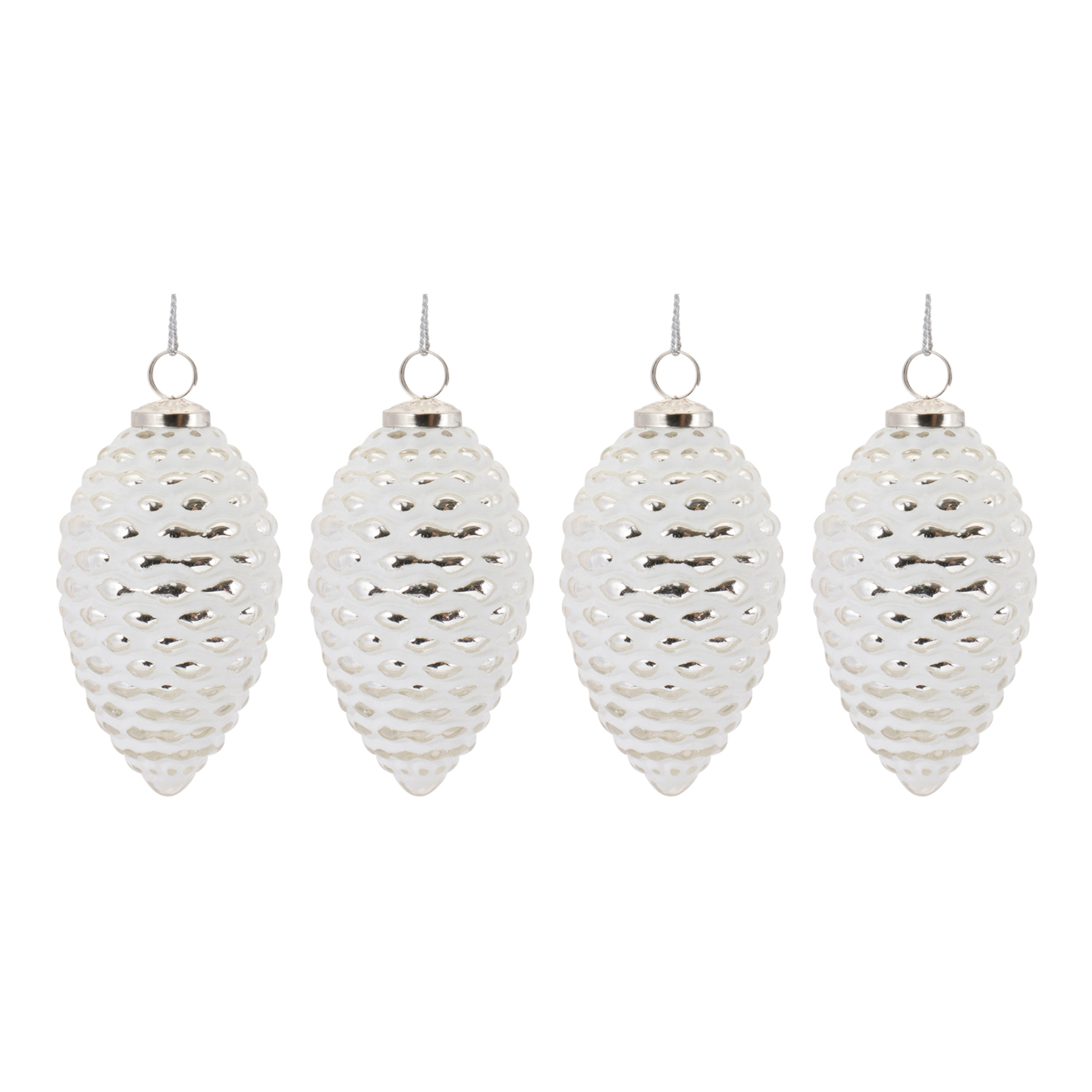 Pine Cone Ornament (Set of 4) 6.25