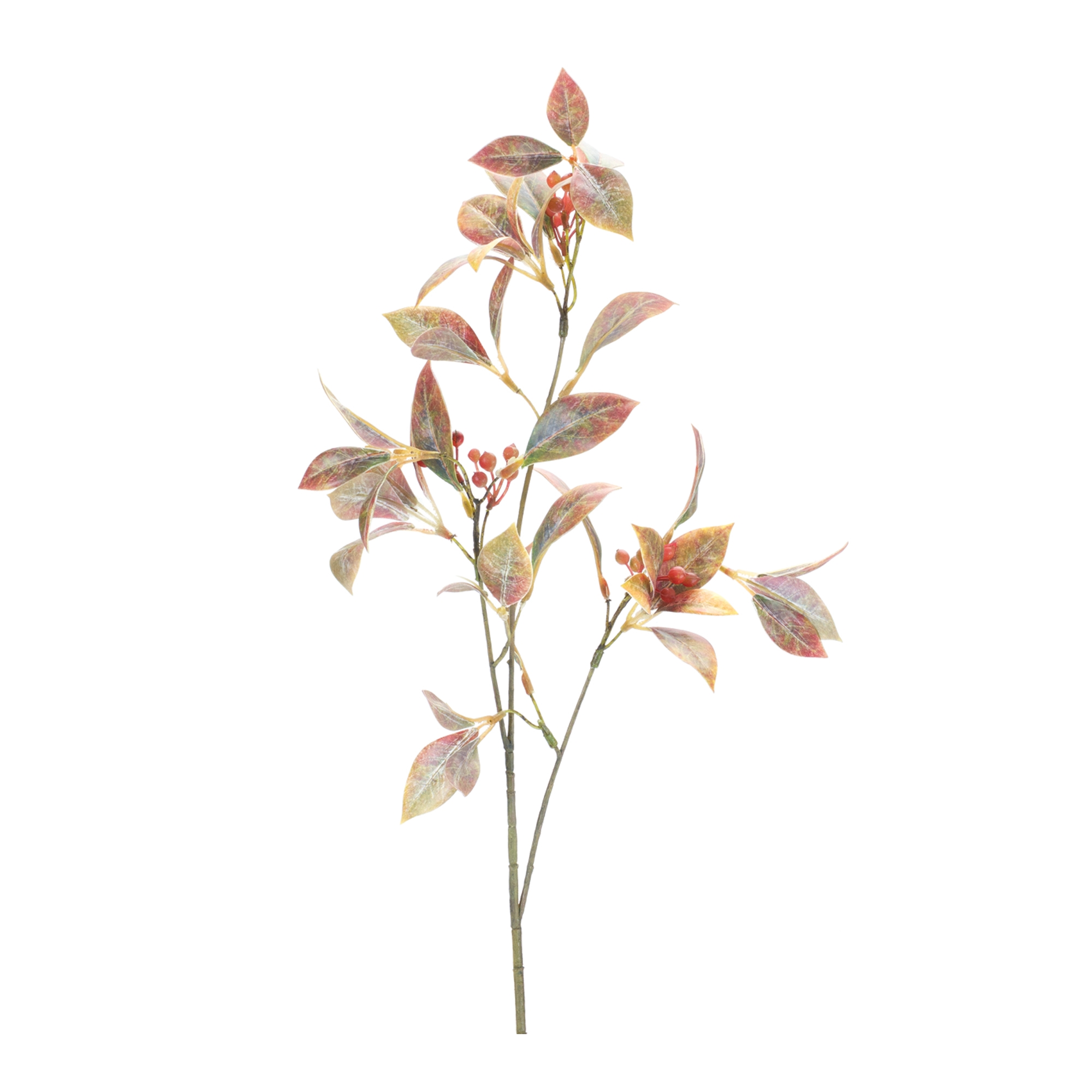 Leaf Spray w/Berry (Set of 6) 25