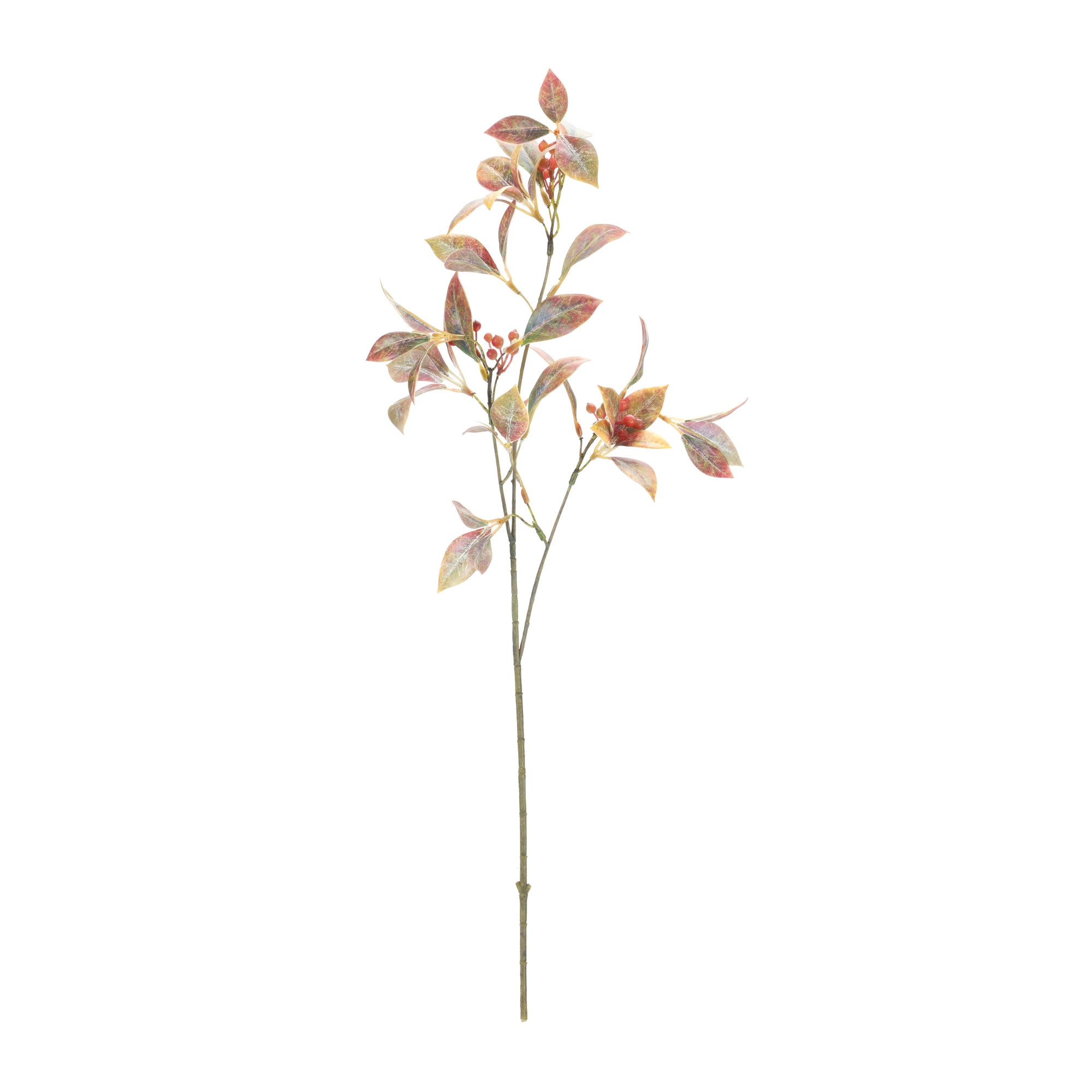 Leaf Spray w/Berry (Set of 6) 25