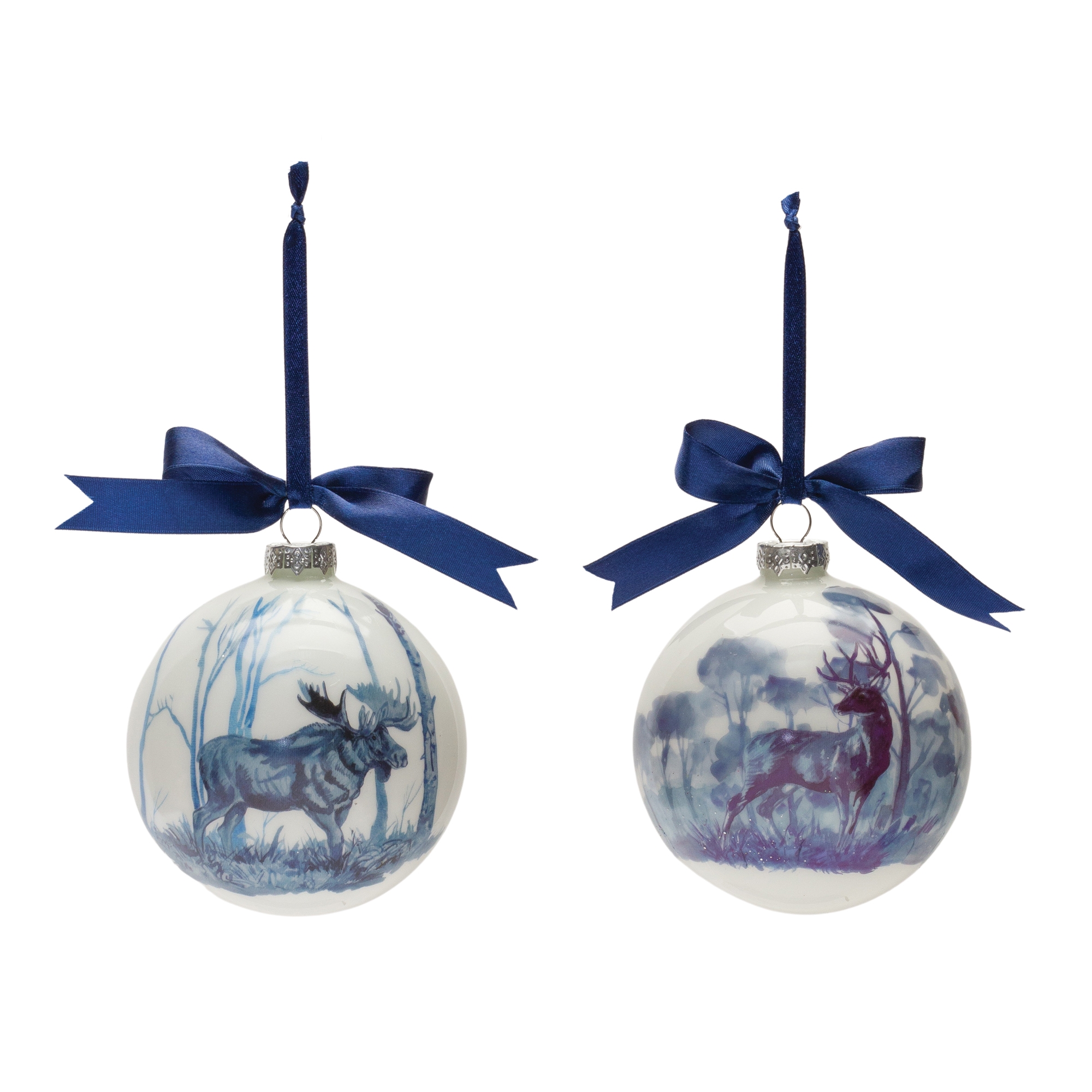 Deer and Moose Ball Ornament (Set of 6) 4
