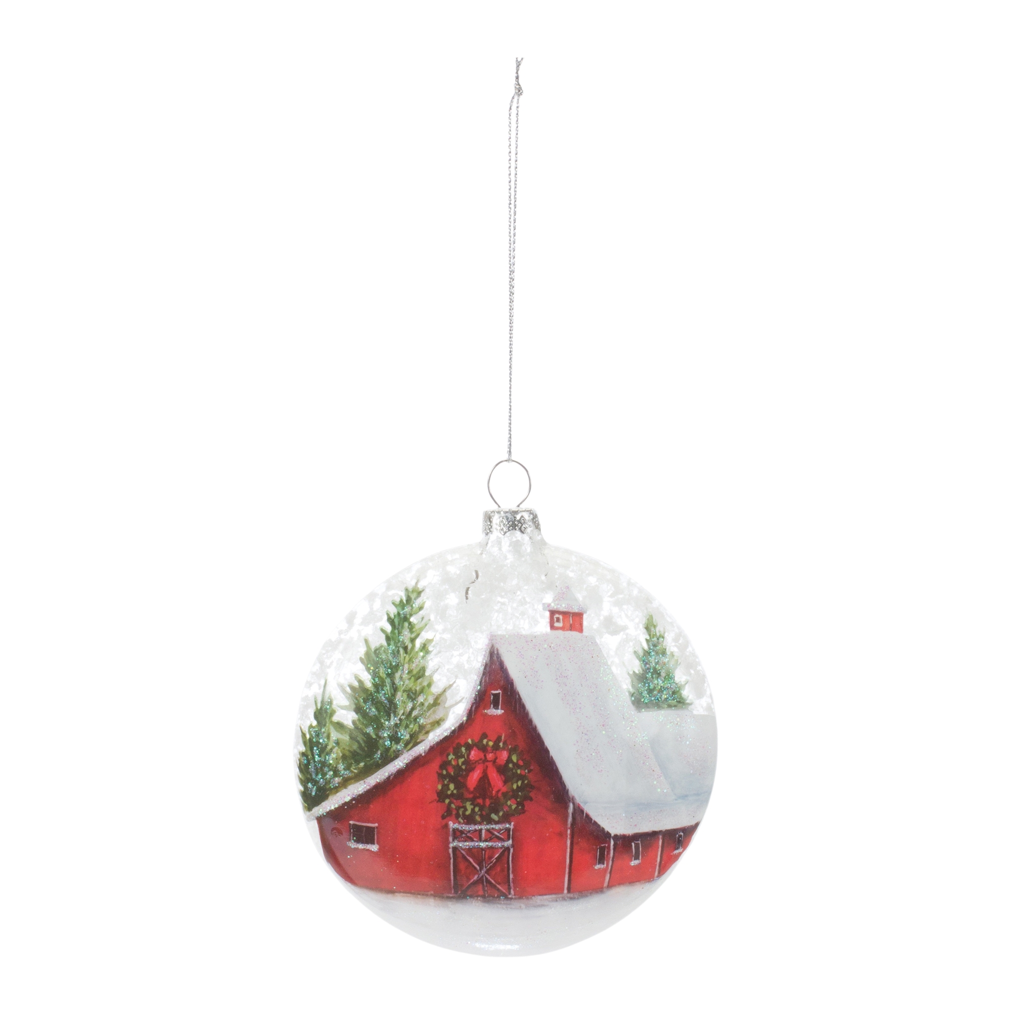 Barn Ball Ornament (Set of 12) 4