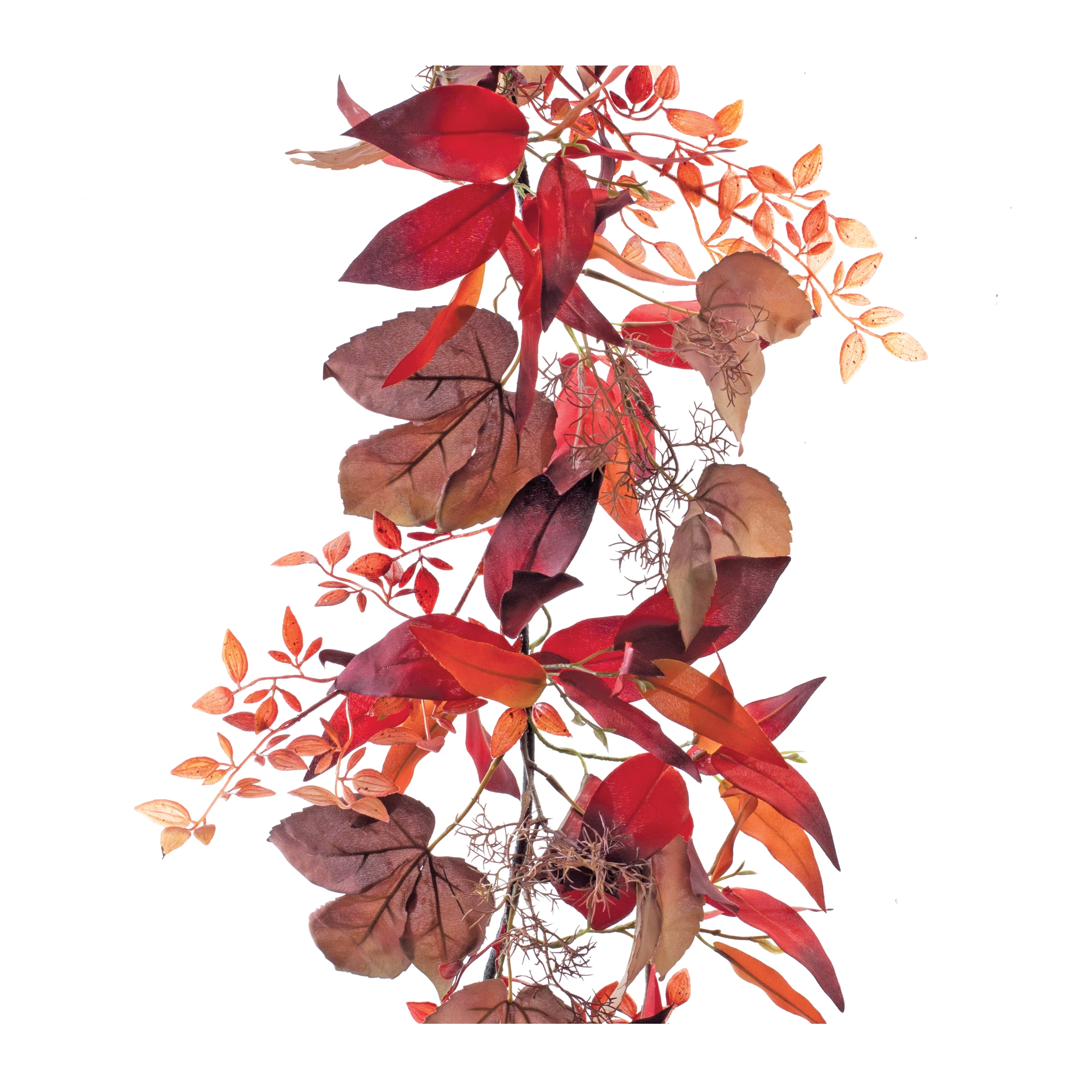 Fall Leaf Garland 6'L Polyester