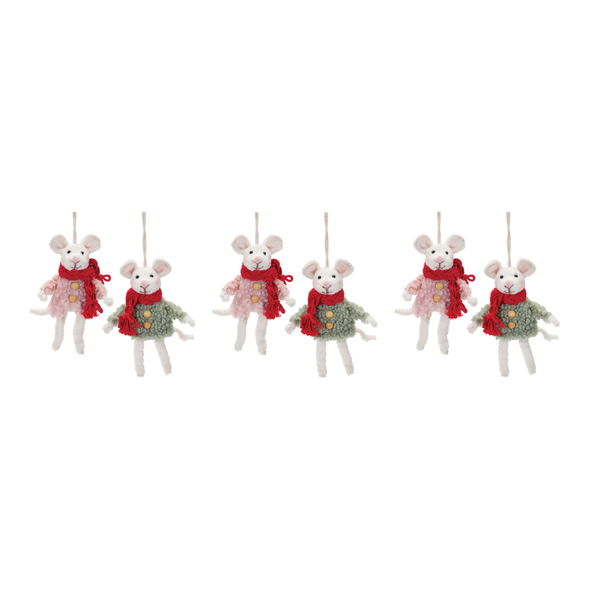 Mouse Ornament (Set of 6) 7