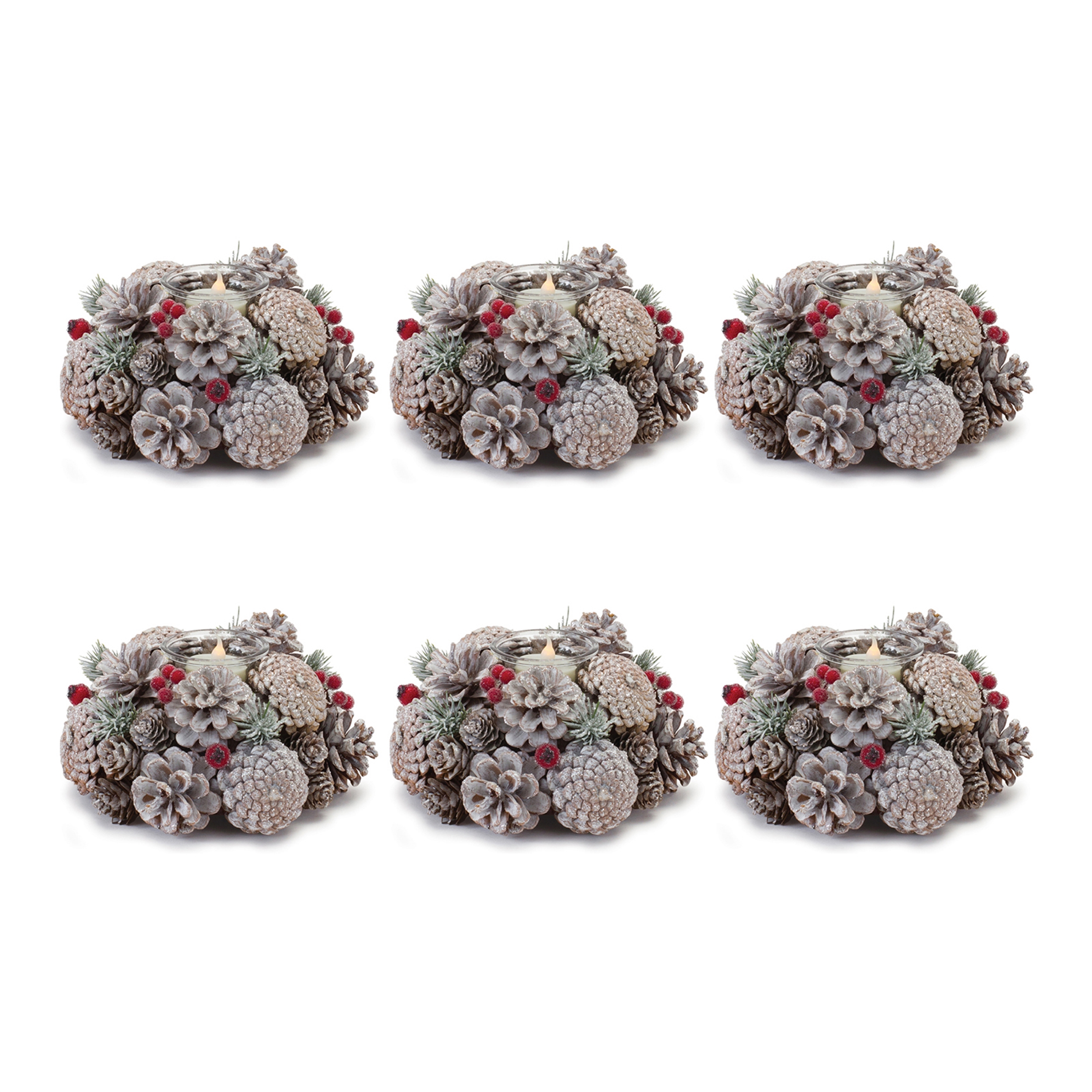 Pine Cone Votive Holder (Set of 6) 4