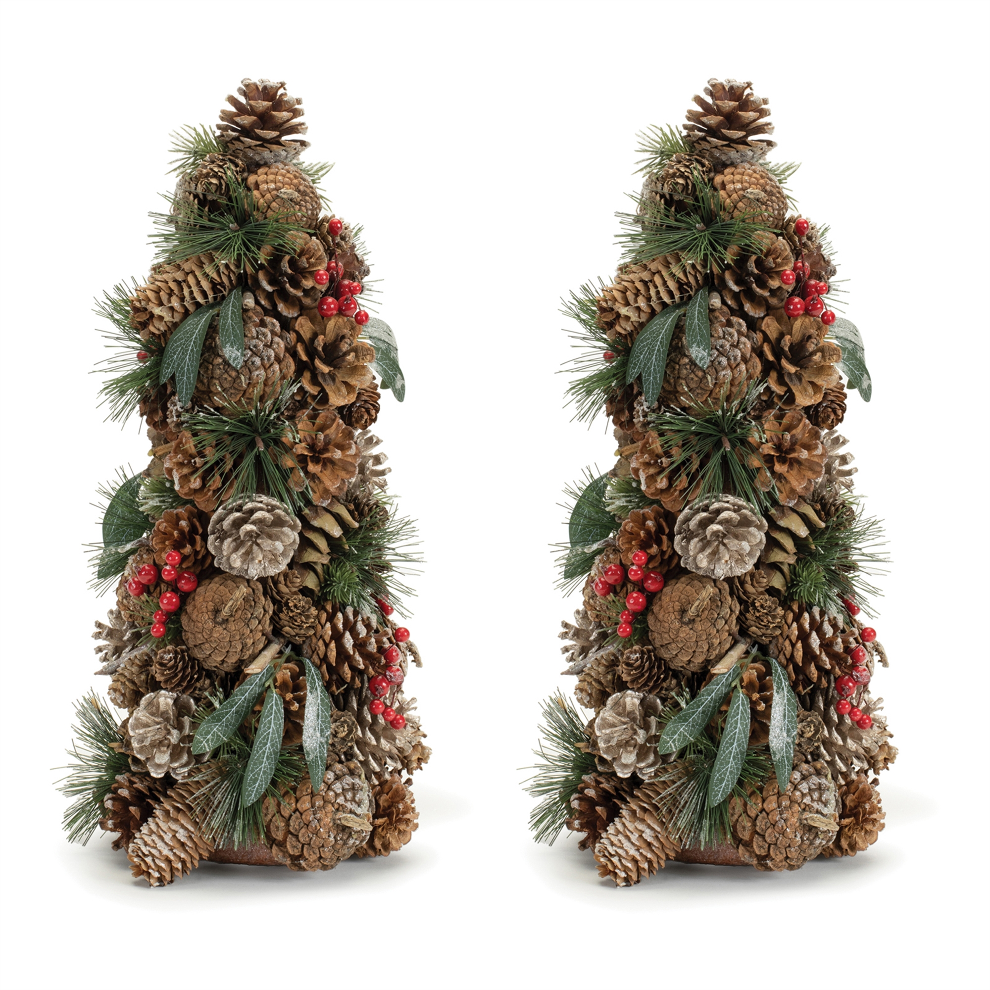 Cone and Berry Tree (Set of 2) 19