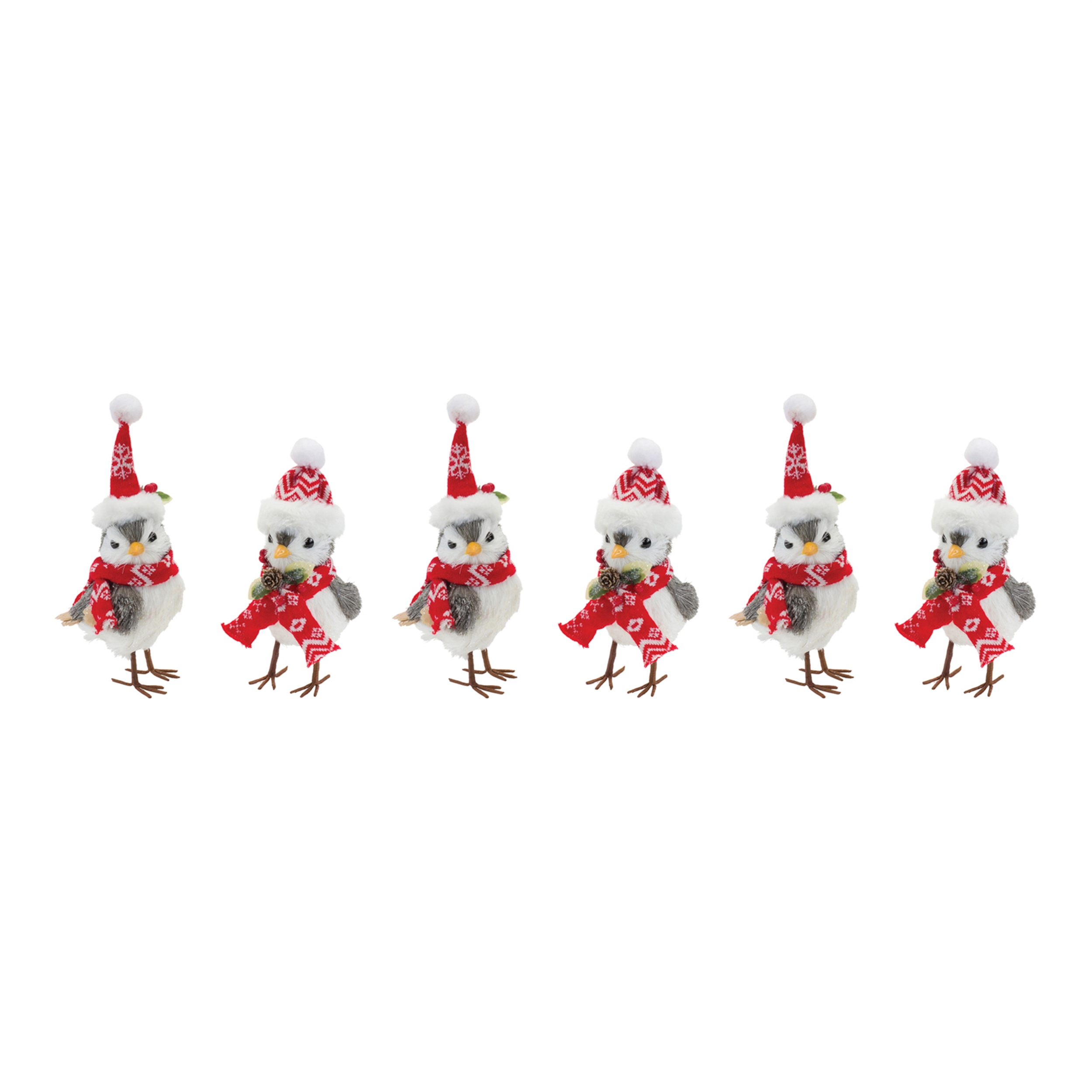 Winter Bird (Set of 6) 8.5