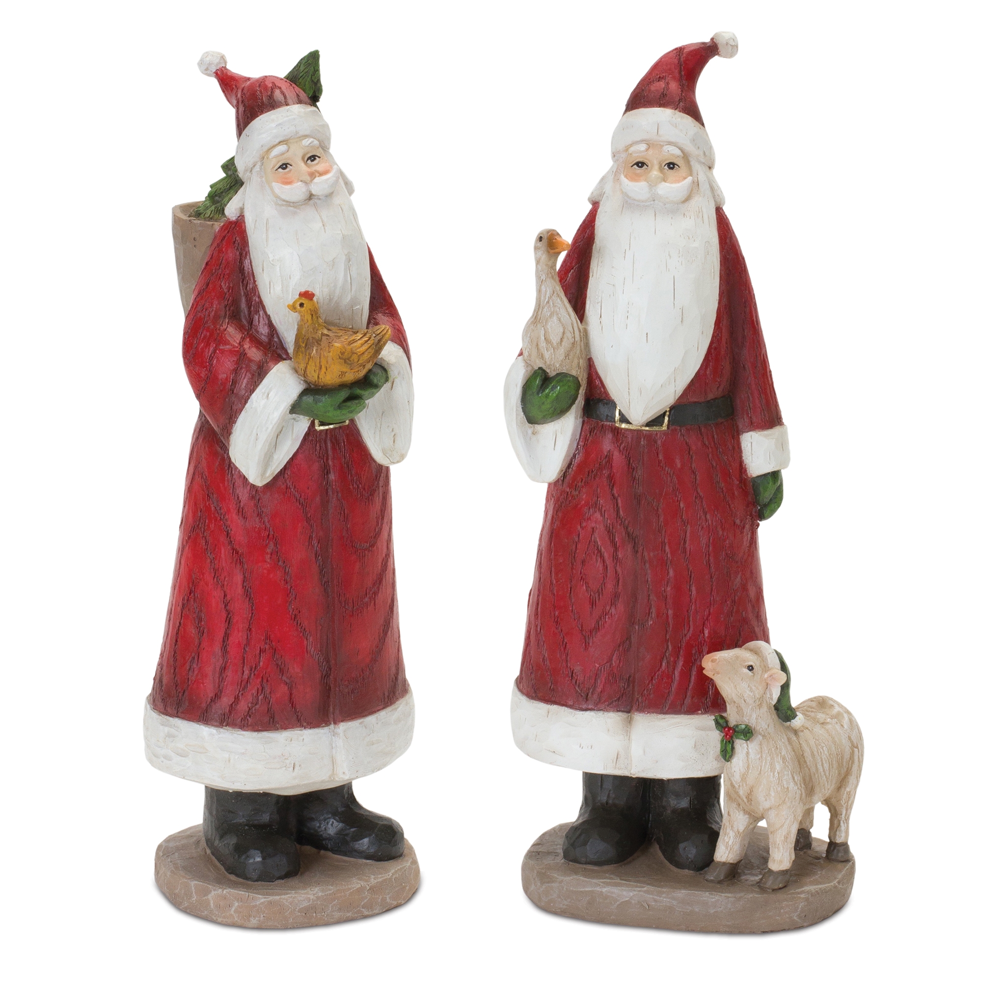 Santa w/Animals (Set of 2) 11