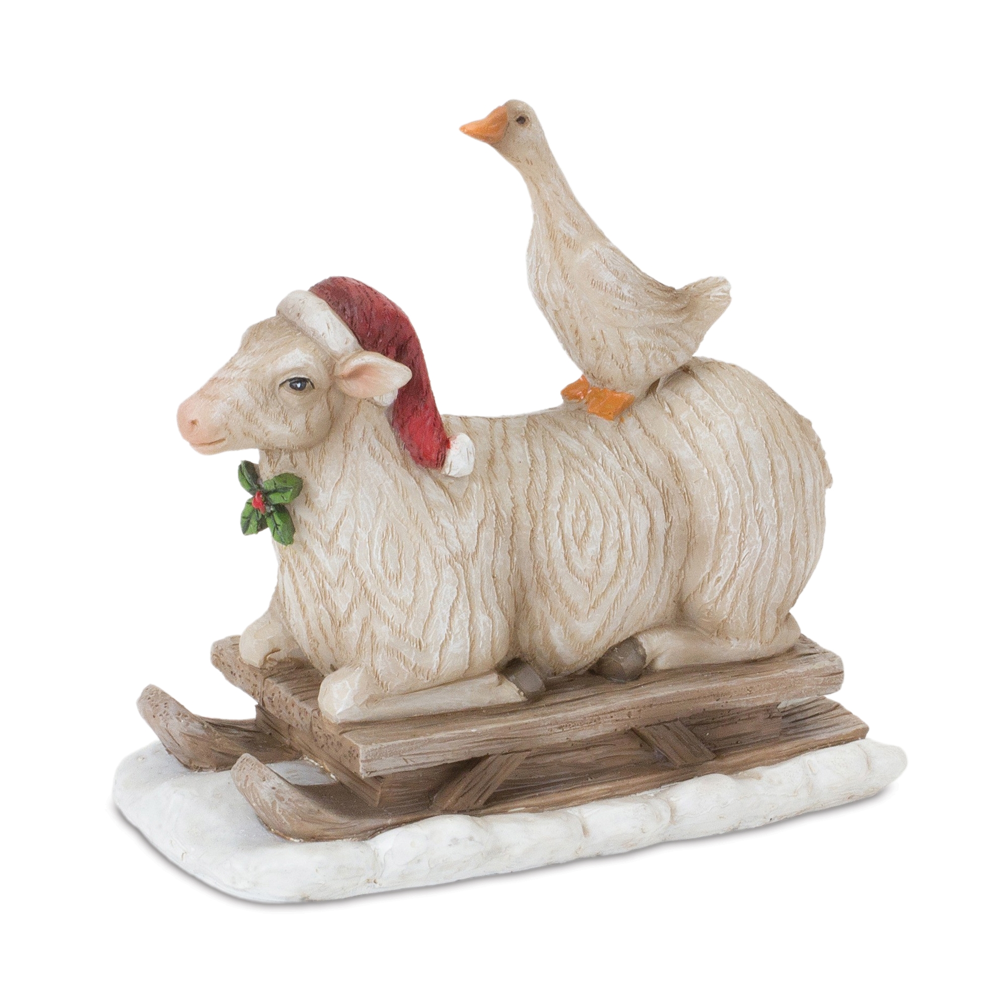 Santa and Animals on Sled (Set of 2) 7