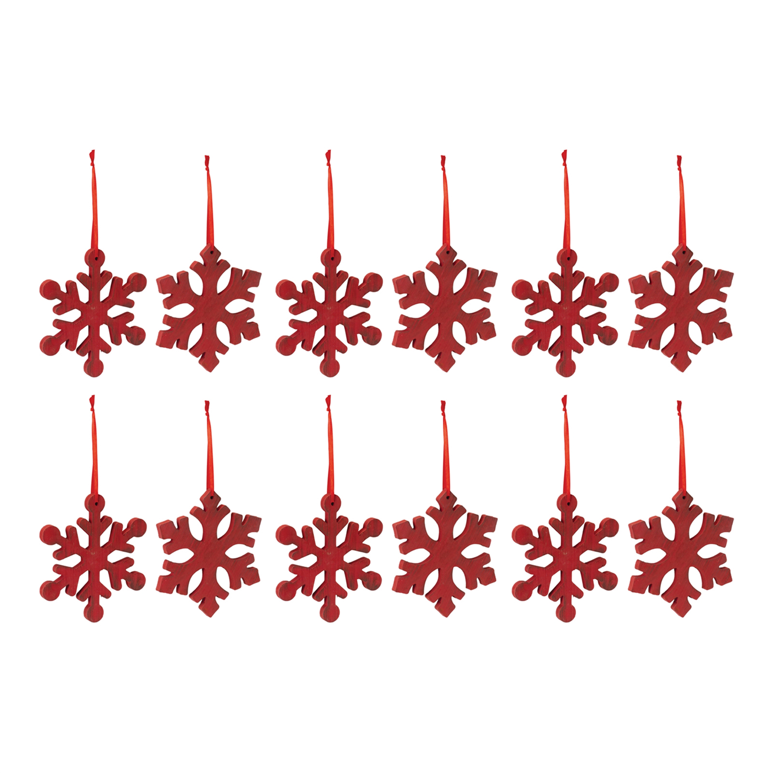 Snowflake Ornament (Set of 12) 7.75