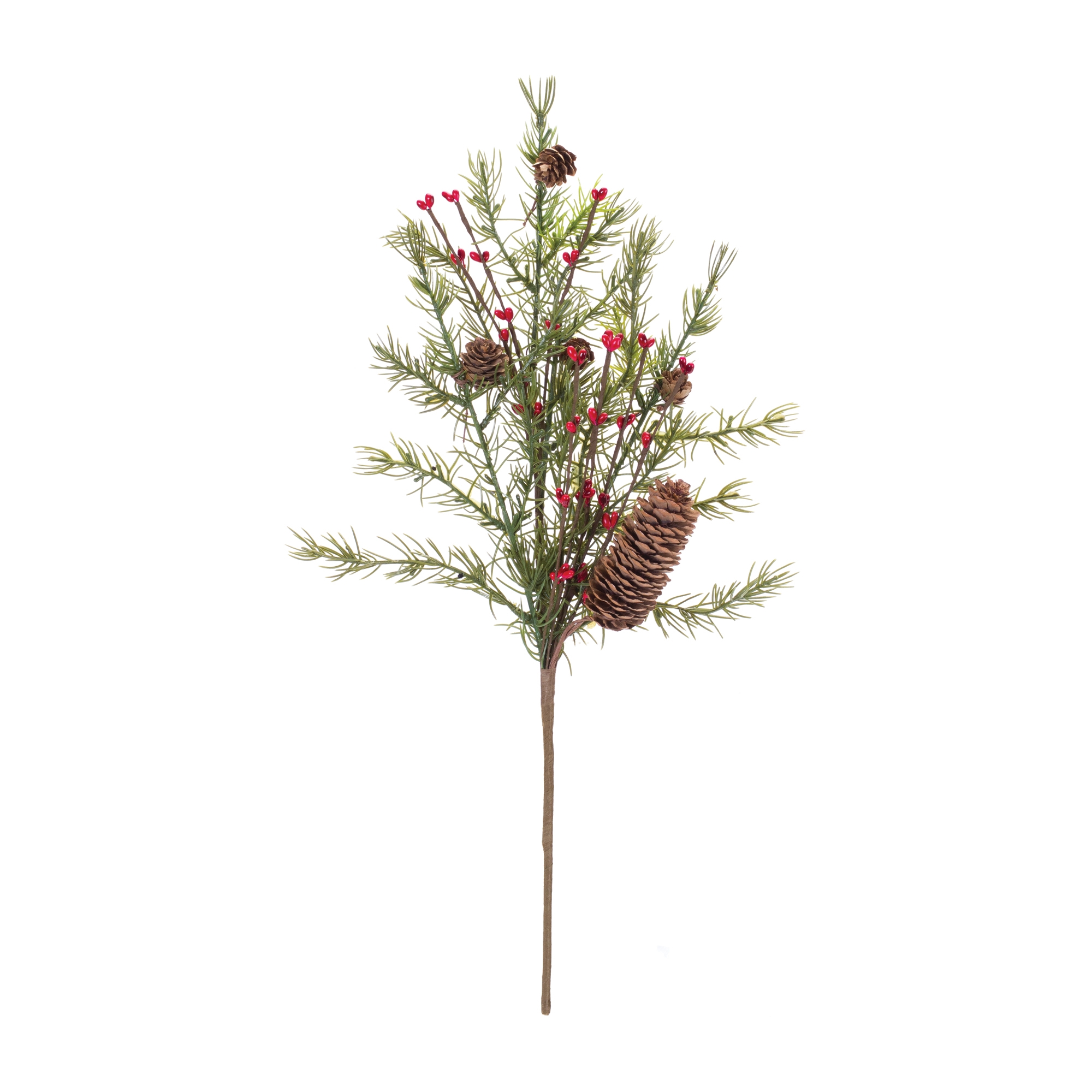 Pine w/Berry & Cone Spray (Set of 6) 20
