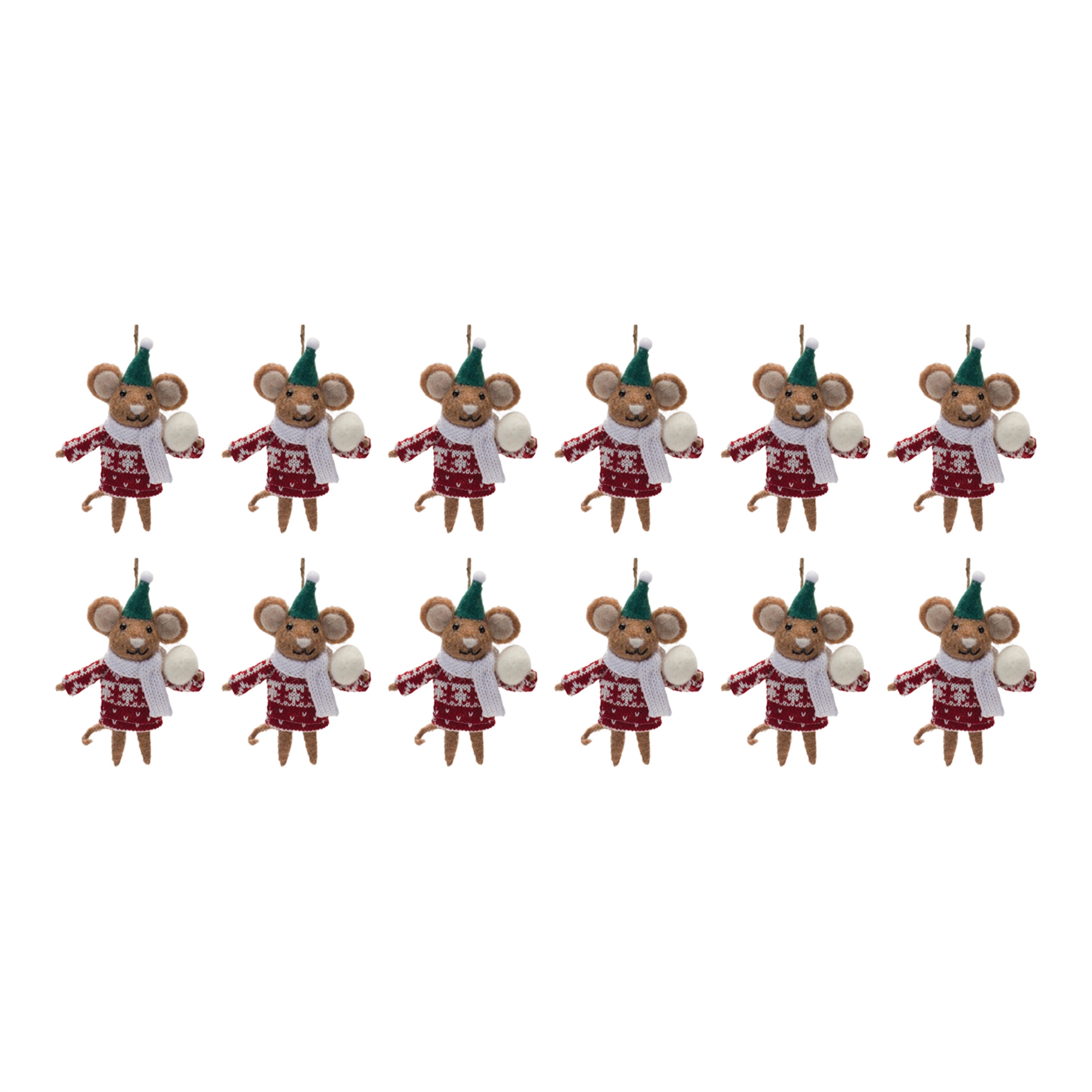 Mouse Ornament (Set of 12) 6