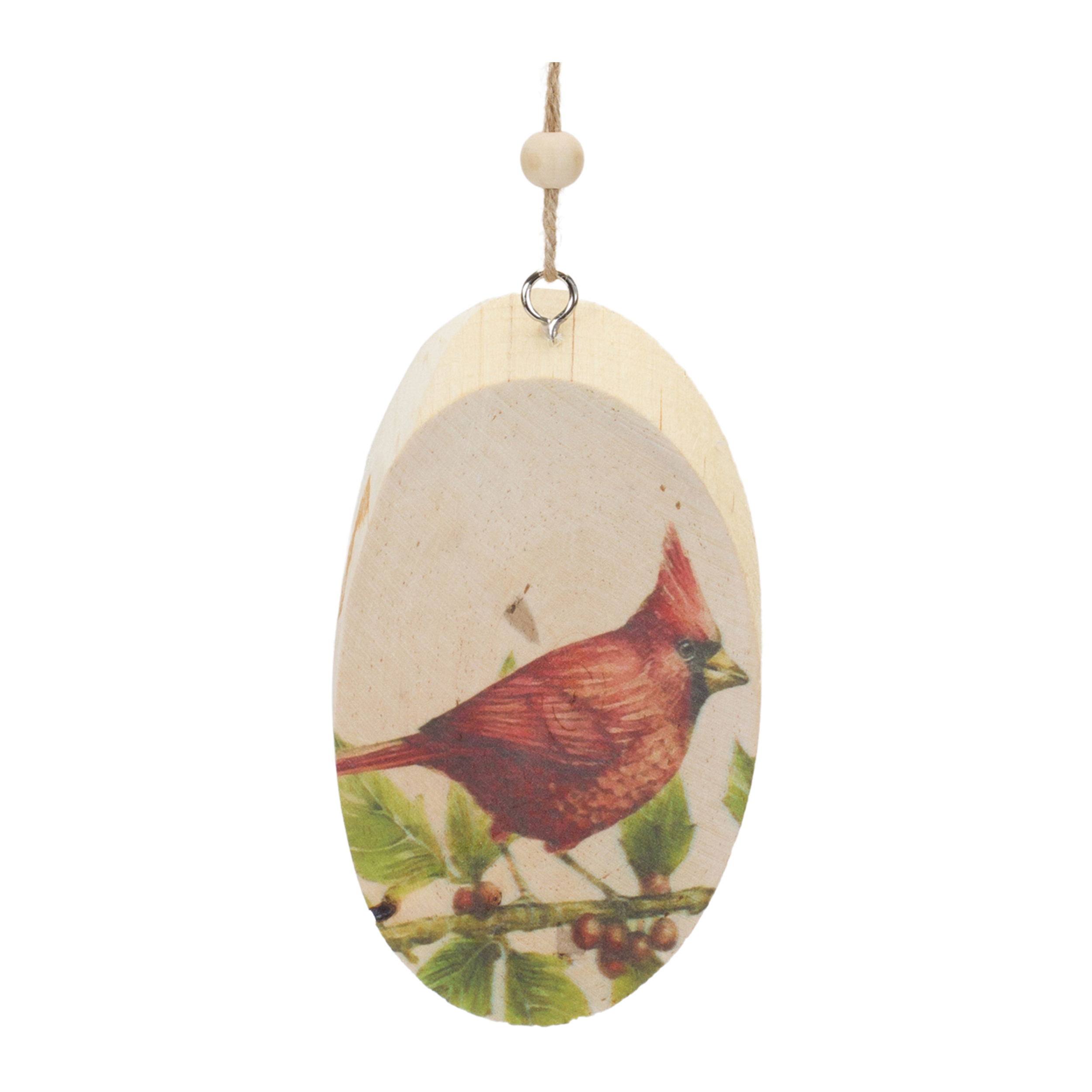 Cardinal Disc Ornament (Set of 24) 5.75