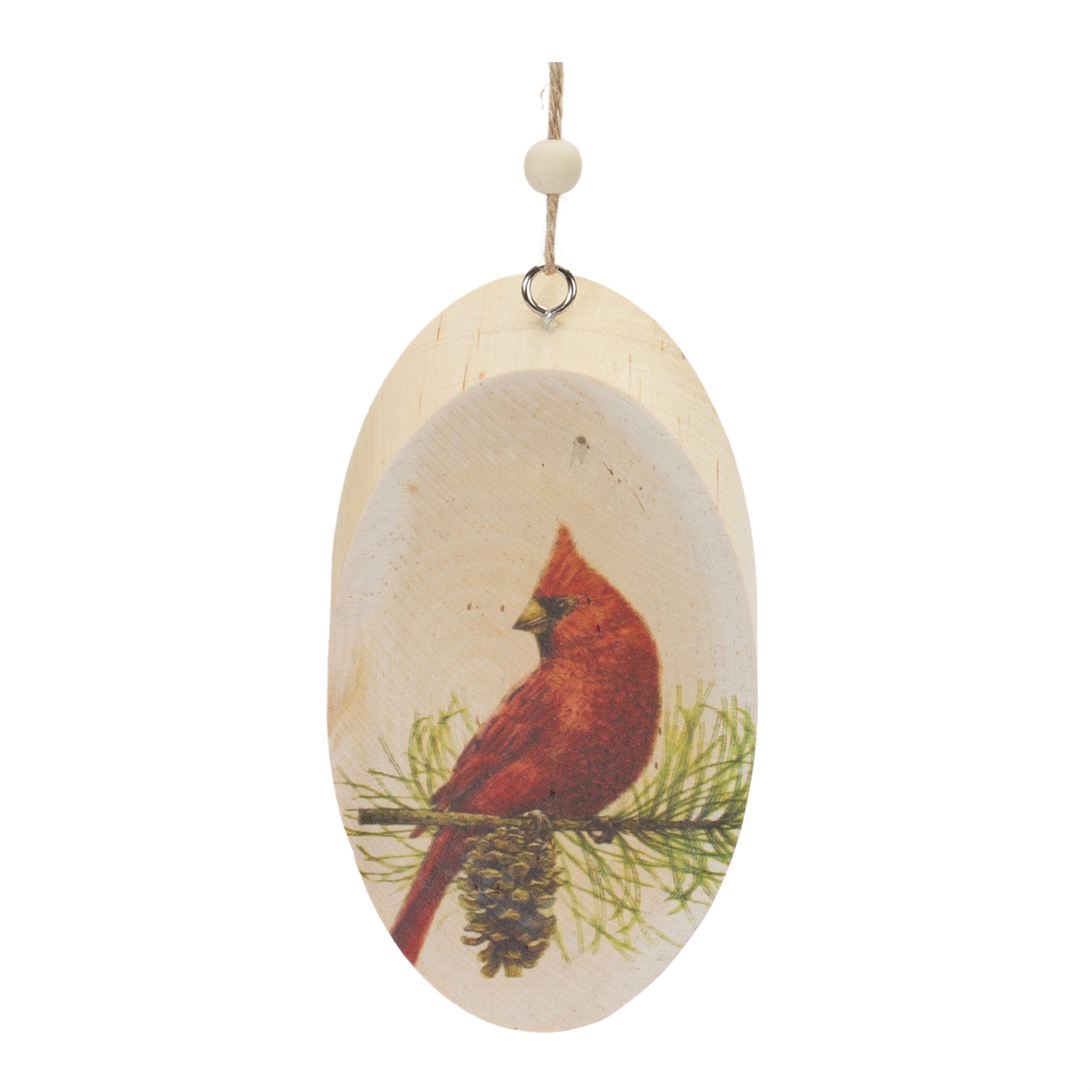 Cardinal Disc Ornament (Set of 24) 5.75