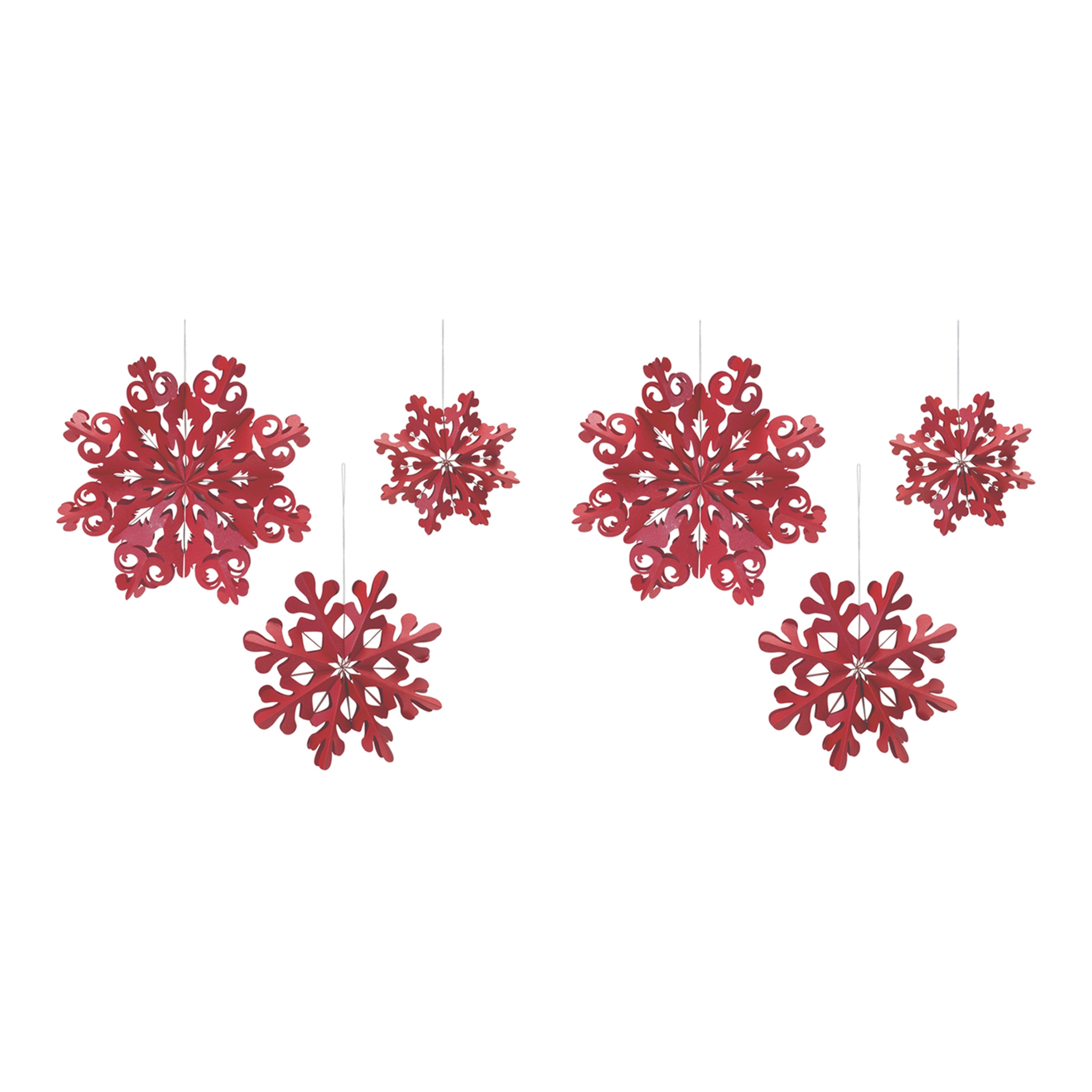 Snowflake Ornament (Set of 6) 7.75