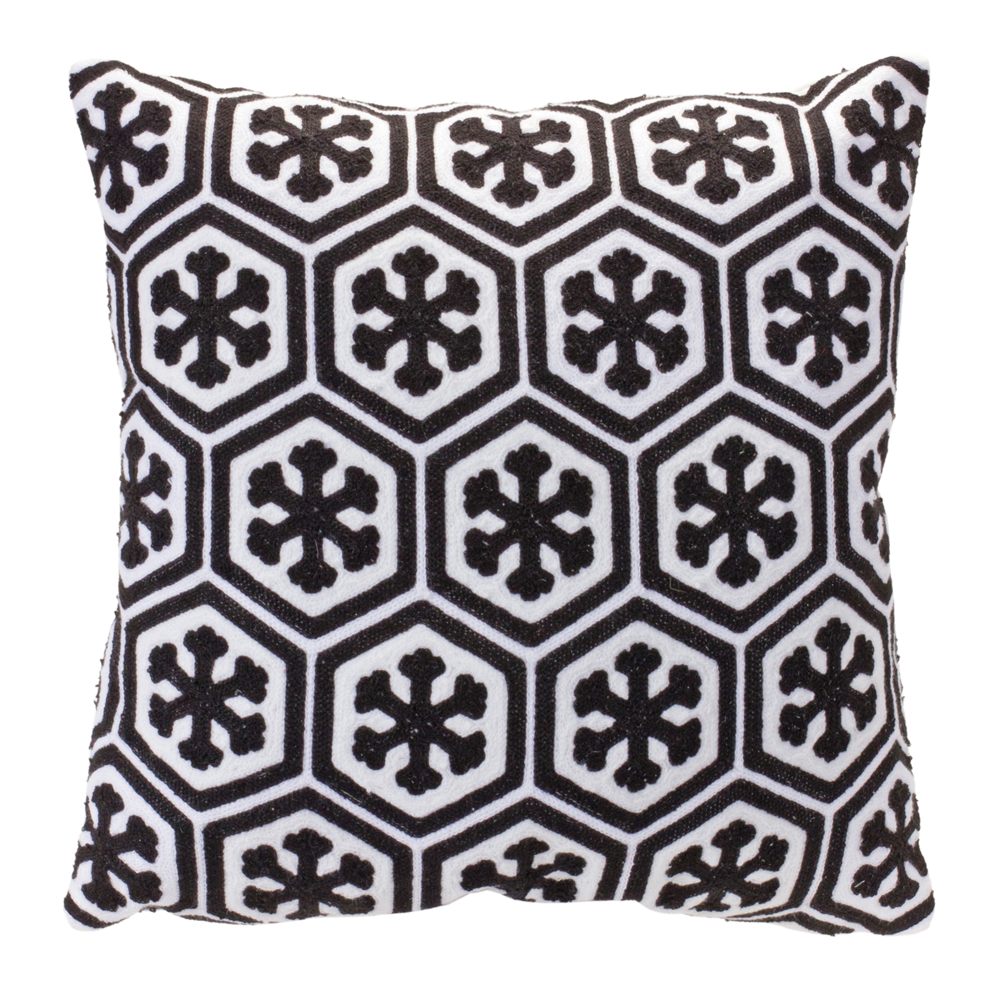Pillow w/Snowflake Pattern 17