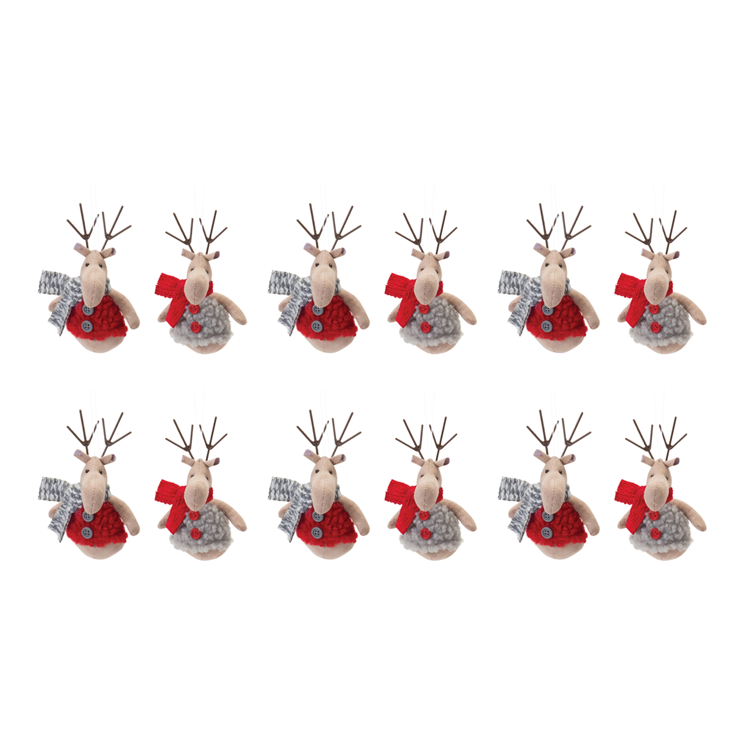 Deer Ornament (Set of 12) 6