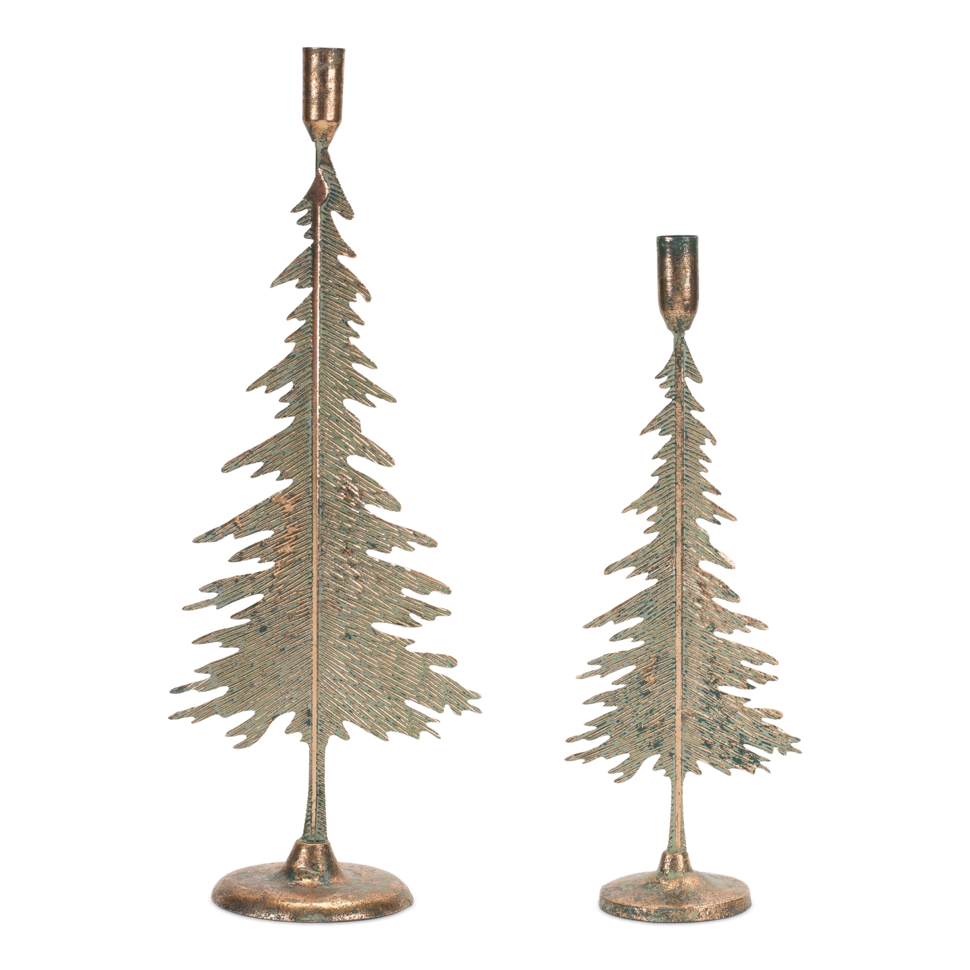 Tree Candle Holder (Set of 2) 15.25