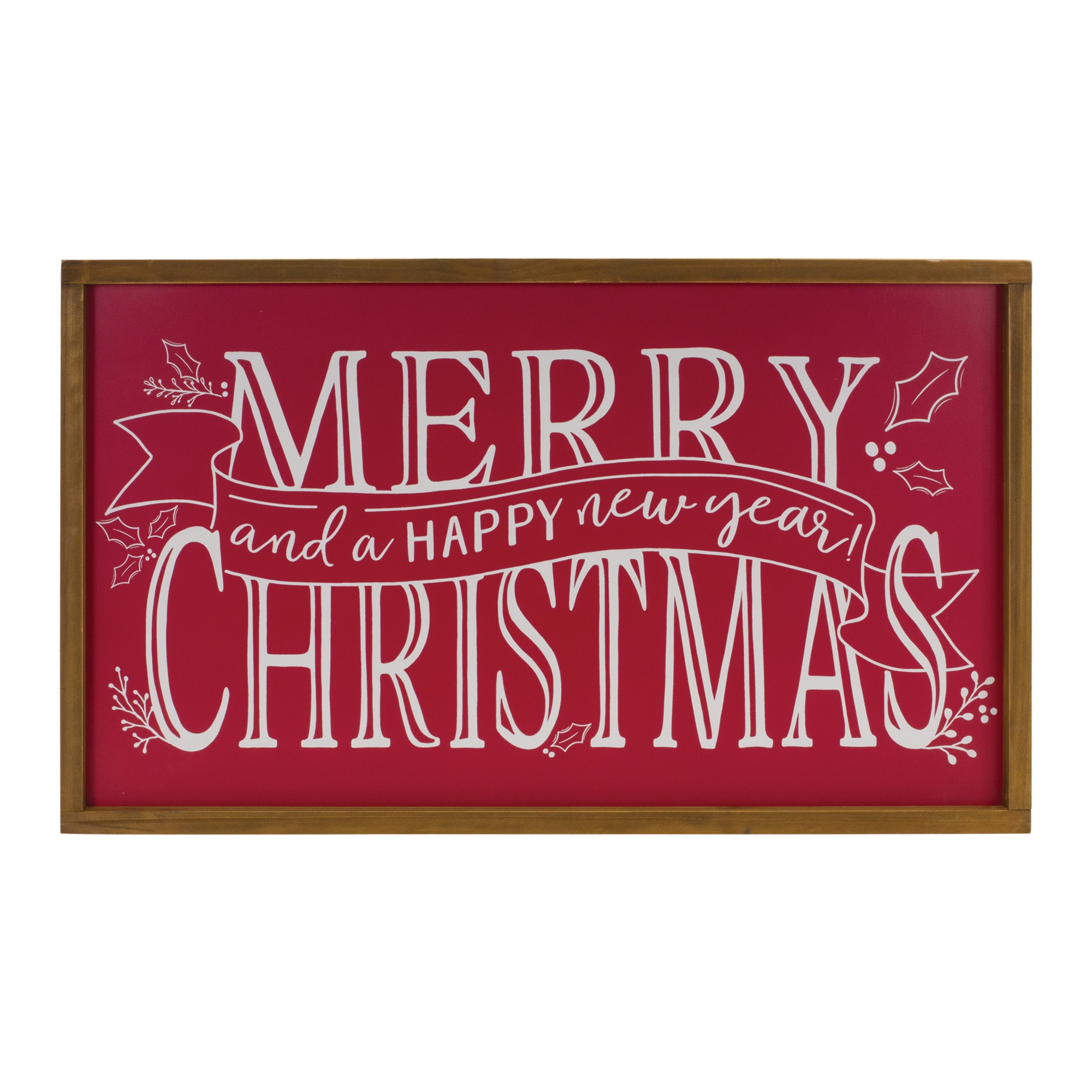 Merry Christmas/Happy New Year Sign 23.75