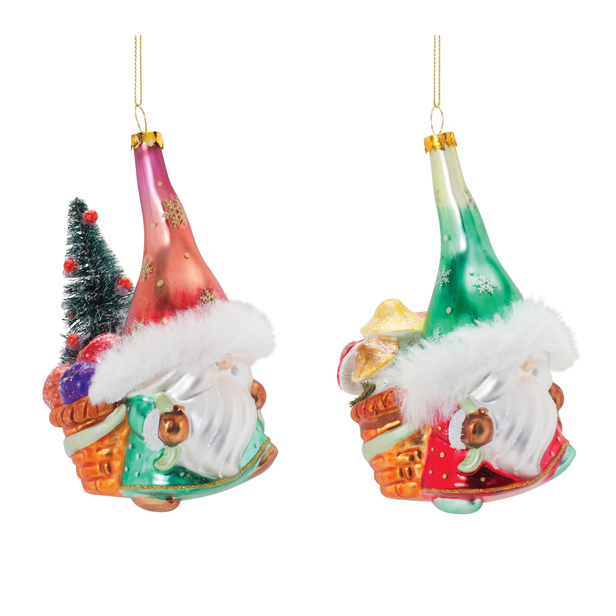 Gnome Ornament (Set of 6) 5.25