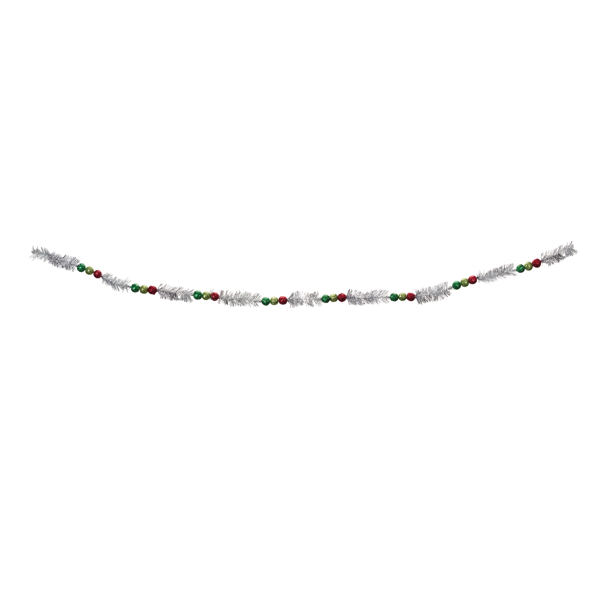 Tinsel Garland (Set of 6) 5.5'L Plastic