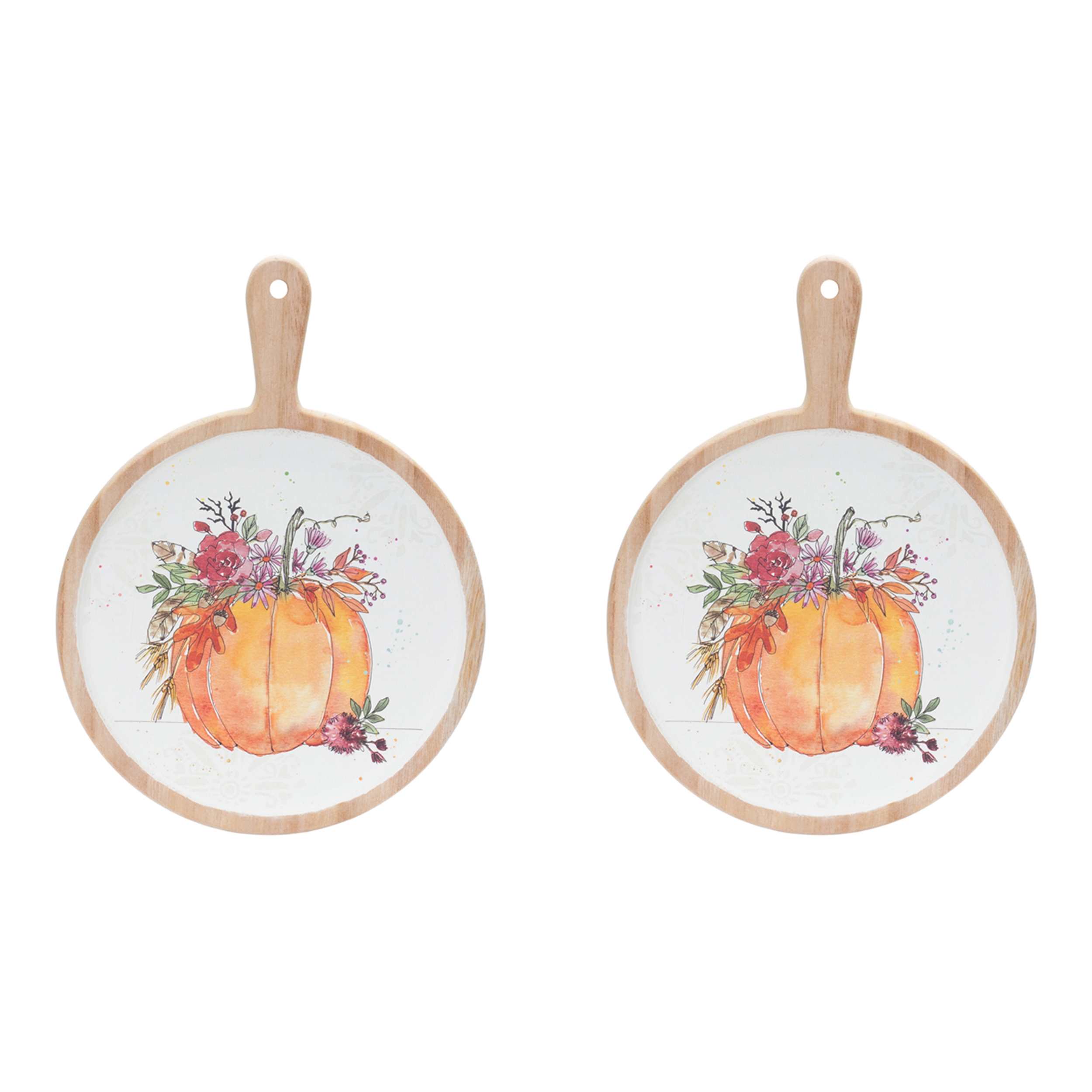 Pumpkin Design Cutting Board (Set of 2) 9.25