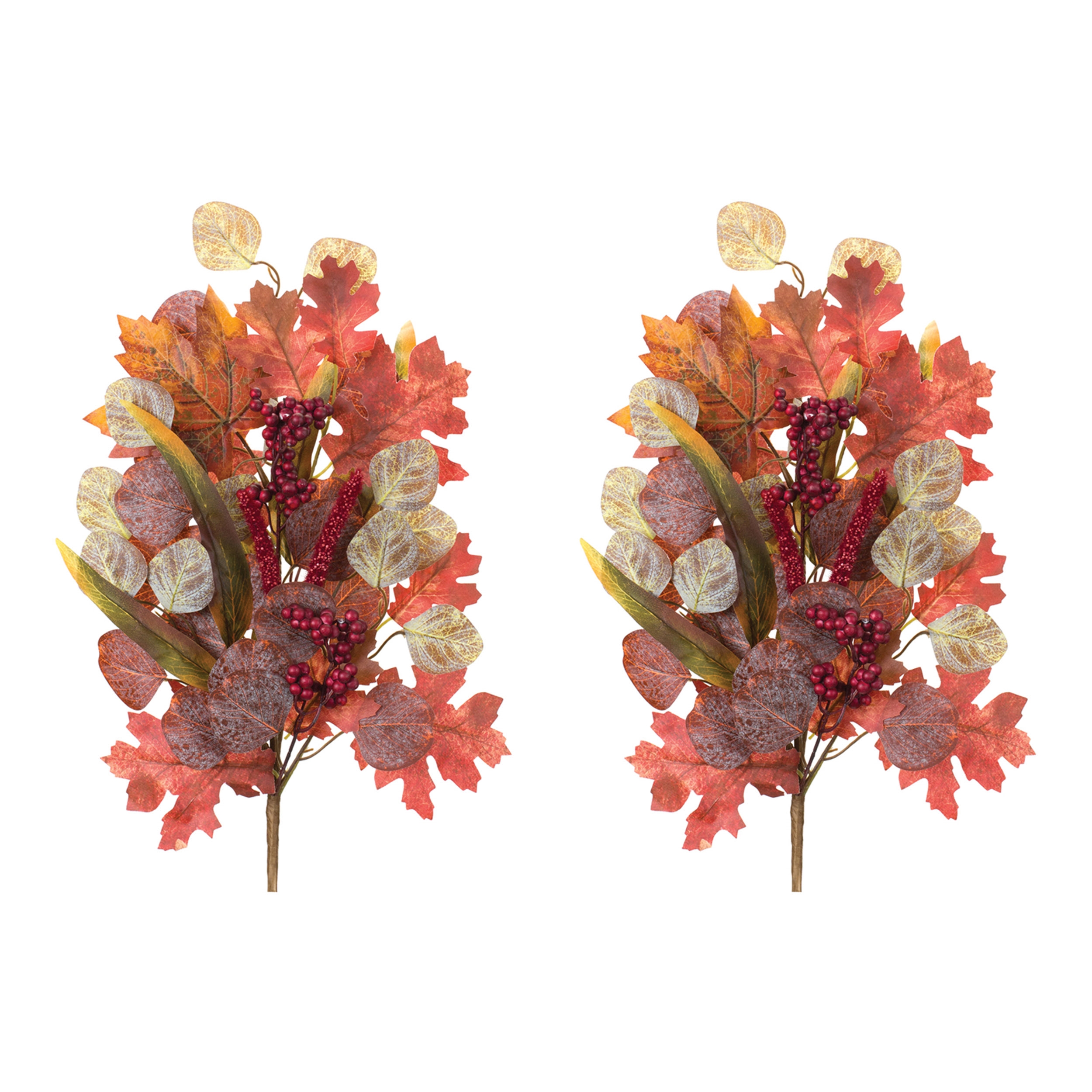 Mixed Fall Leaf Stem (Set of 2) 28