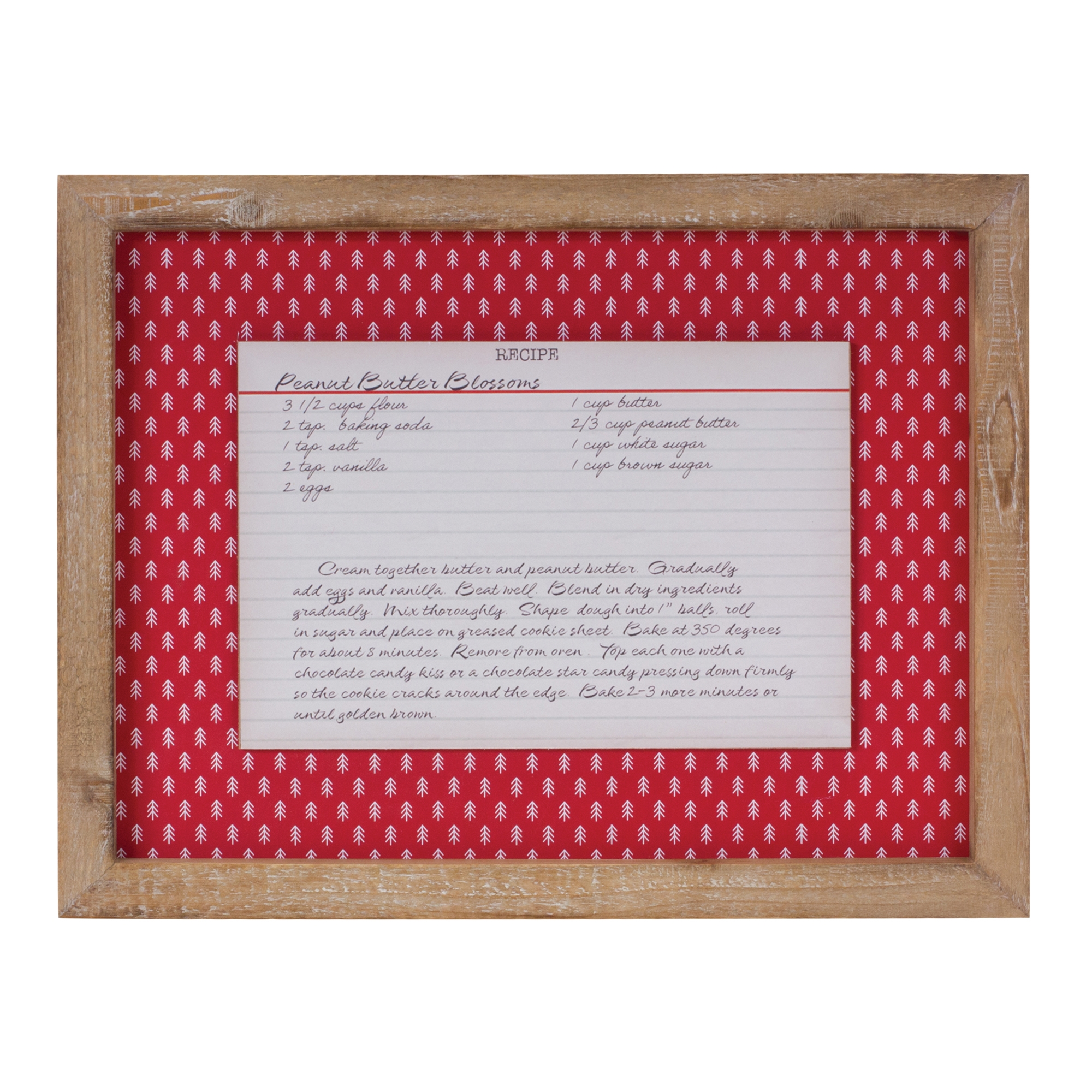 Framed Christmas Cookie Recipe (Set of 4) 13.5