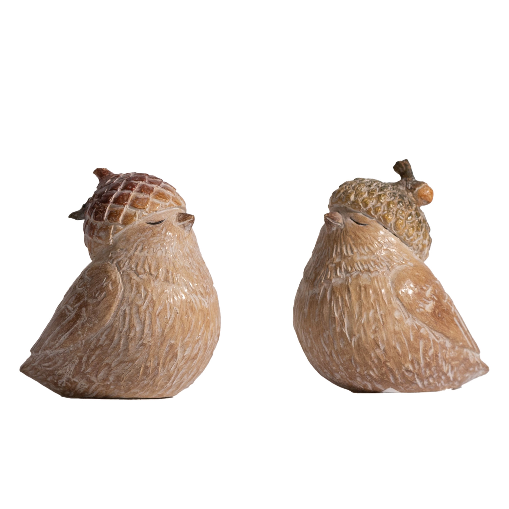 Bird w/Acorn Hat (Set of 6) 3