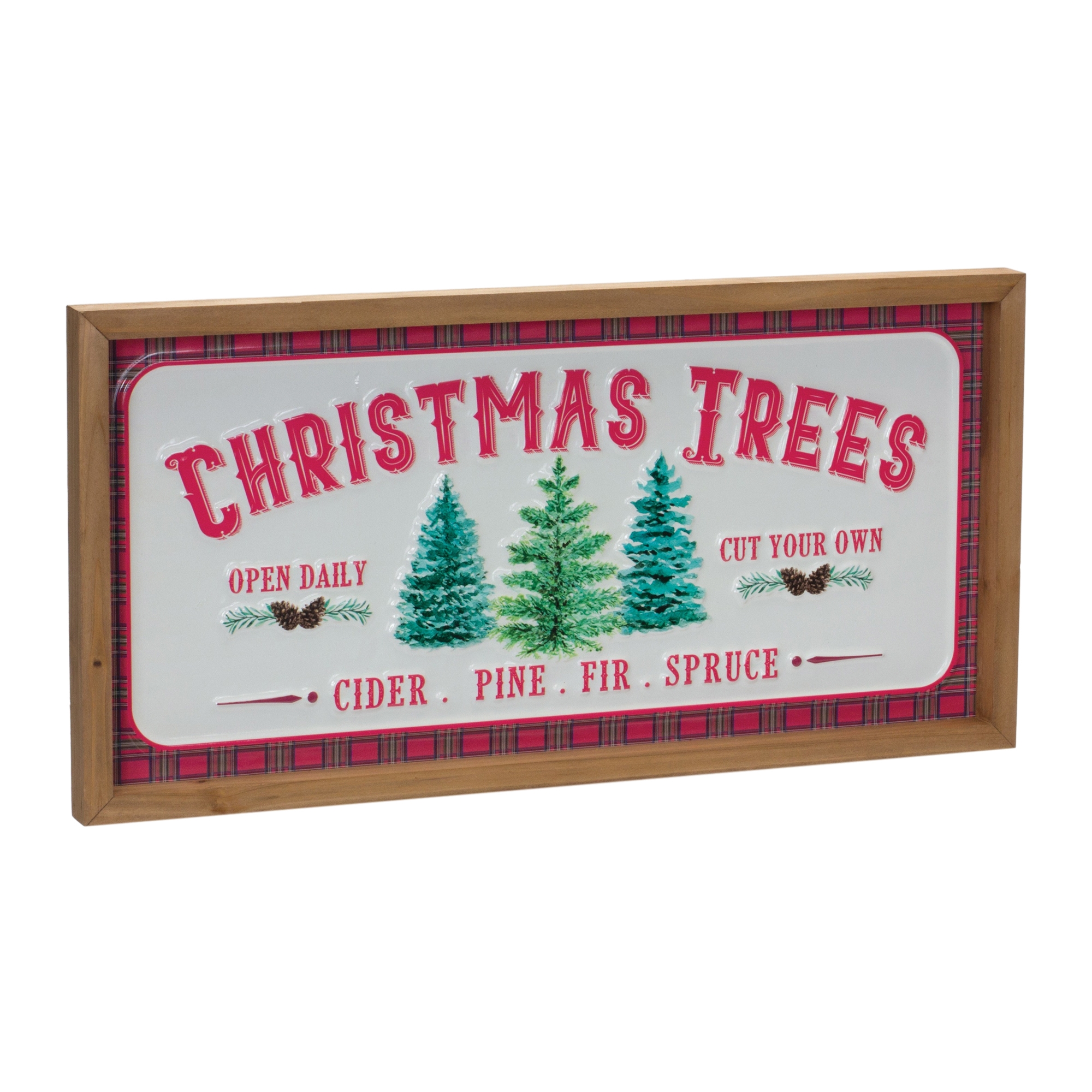 Christmas Tree Sign (Set of 2) 19.75